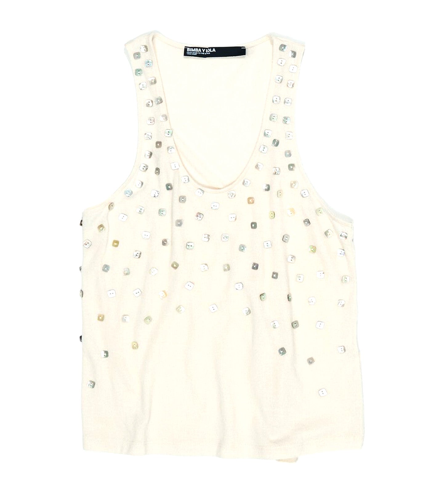 Mother-of-Pearl Top Beige