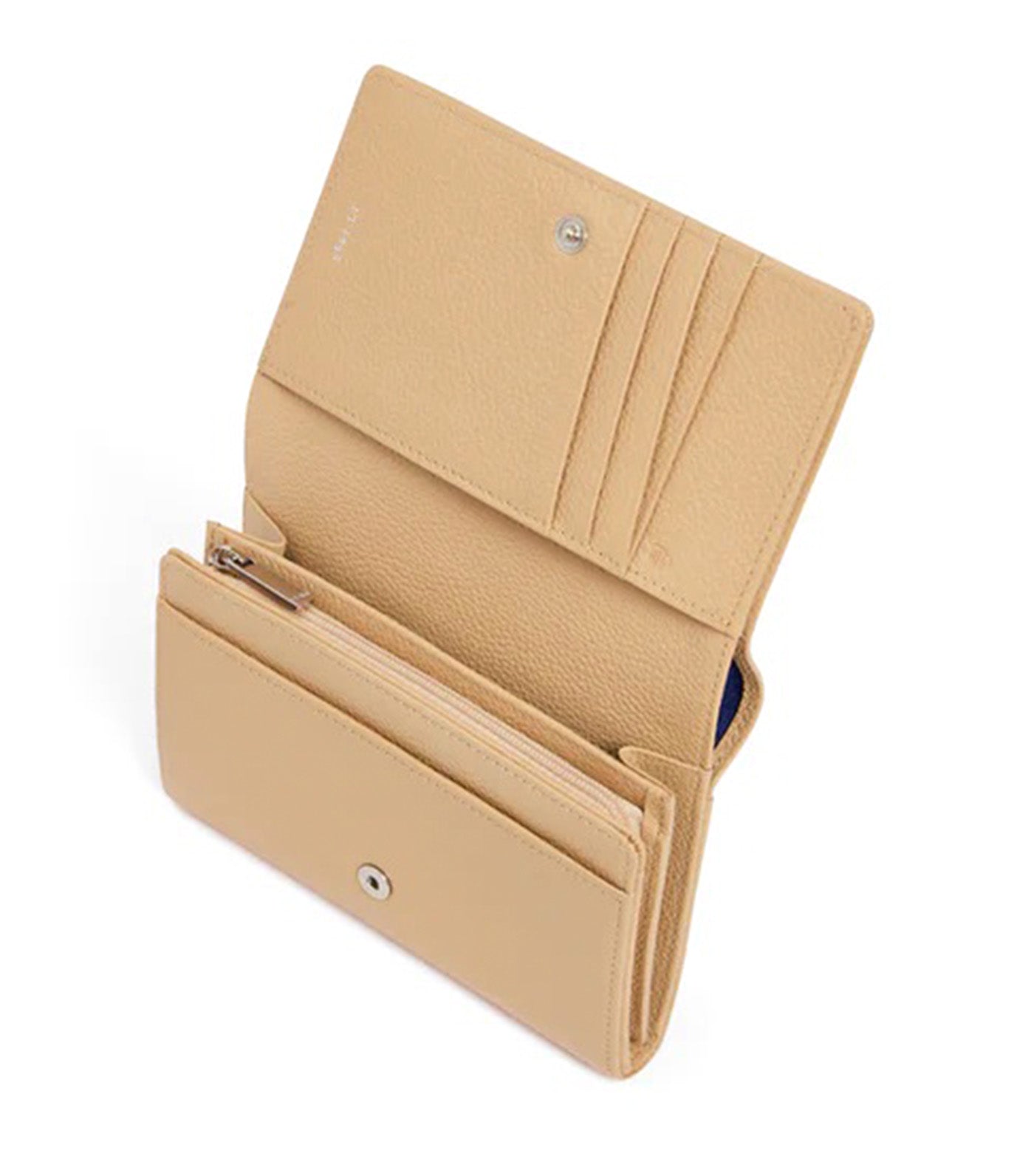 Emilie Small Wallet in Grained Leather