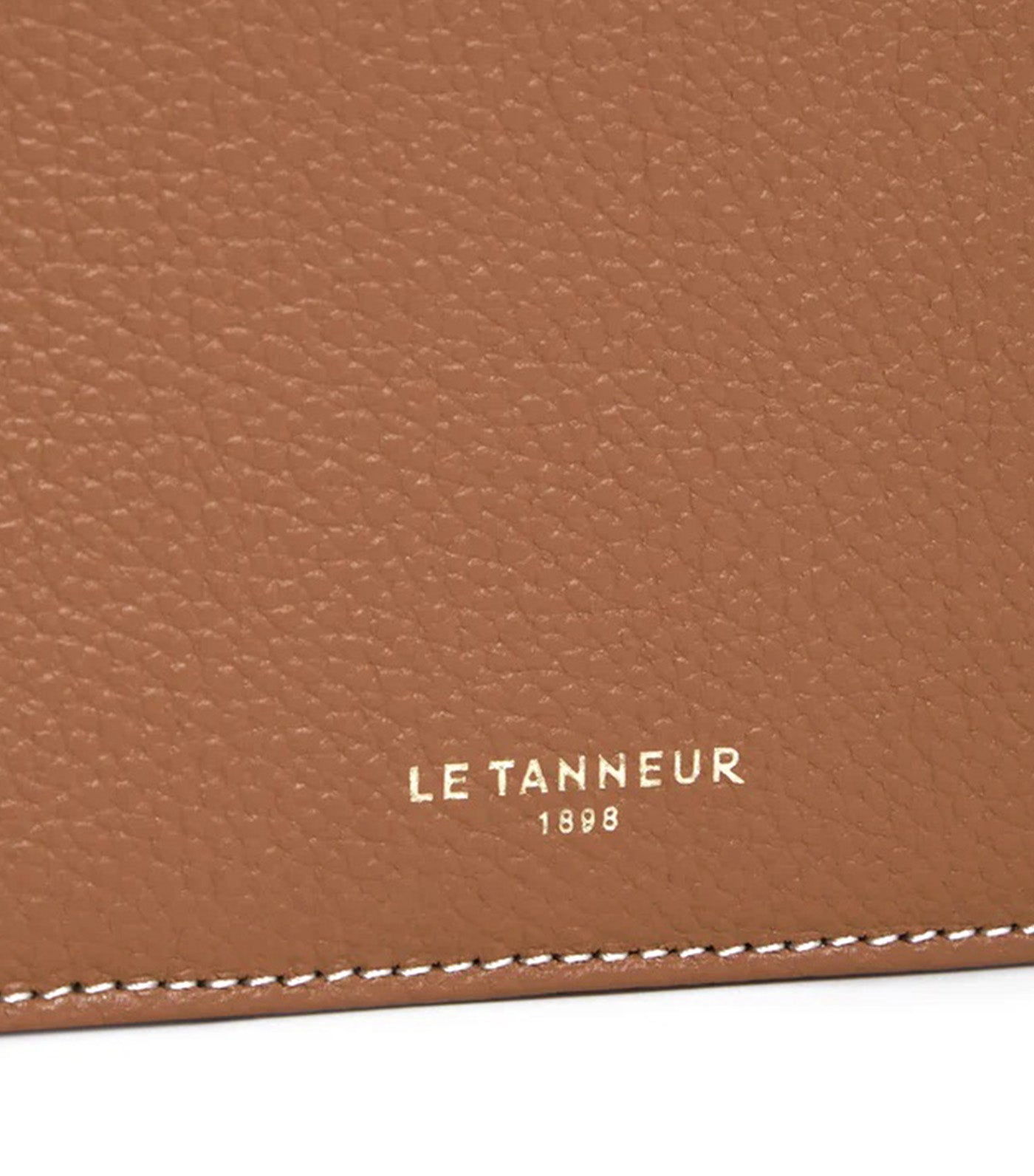 Emilie Zipped Card Holder in Grain Leather