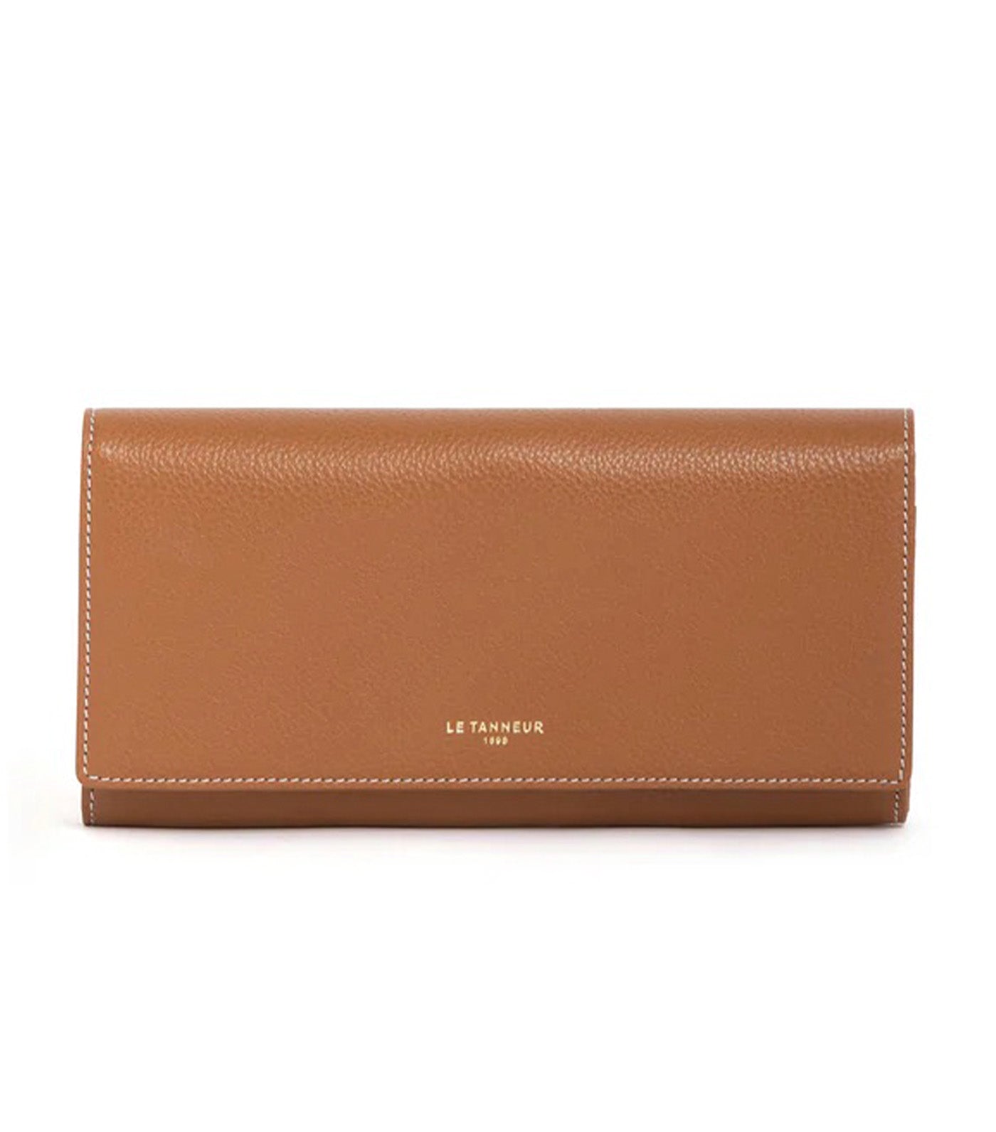 Emilie Zipped Travel Companion in Grained Leather
