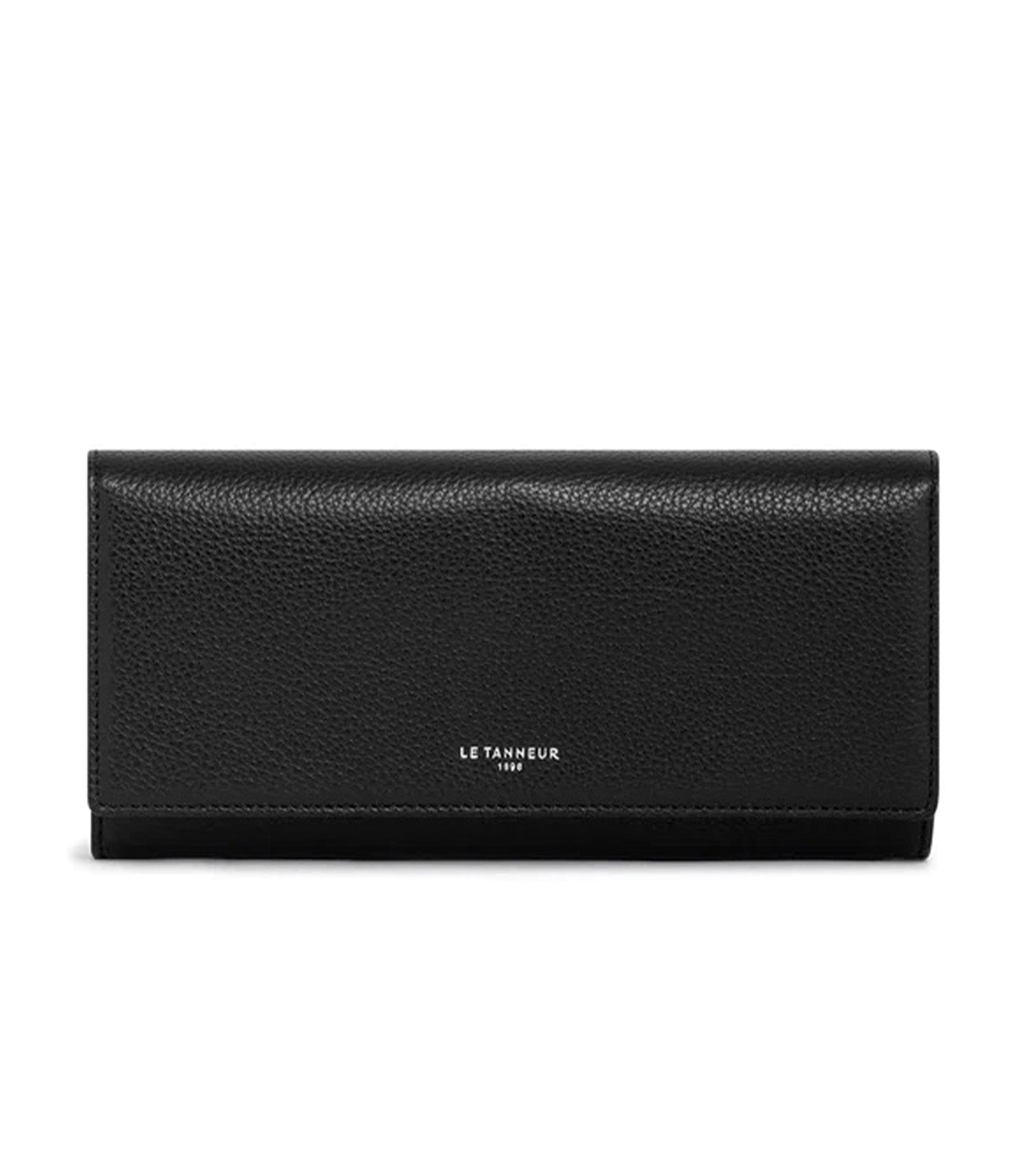 Emilie Zipped Travel Companion in Grained Leather