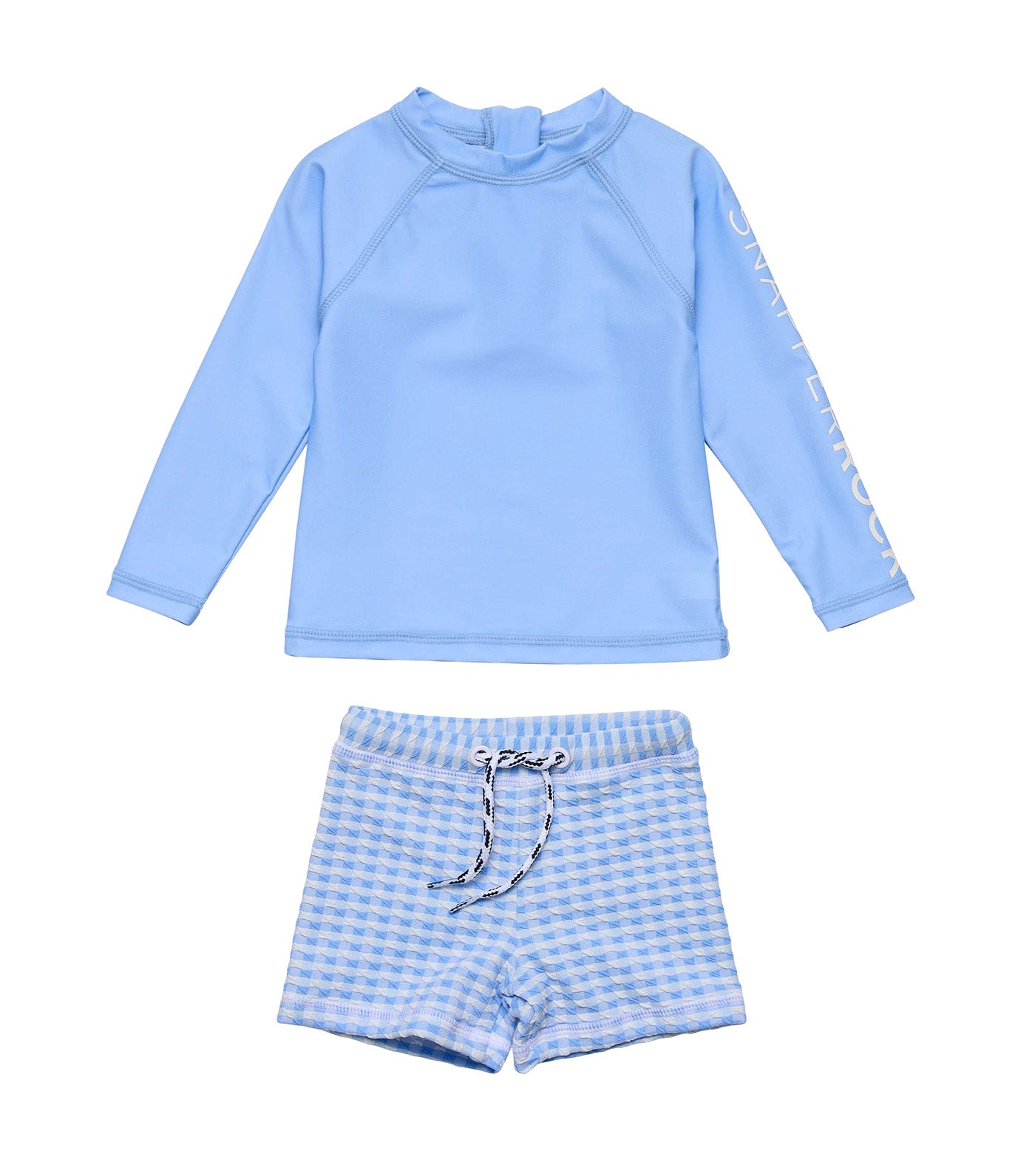 Seaside Blue Long Sleeve Set Blue