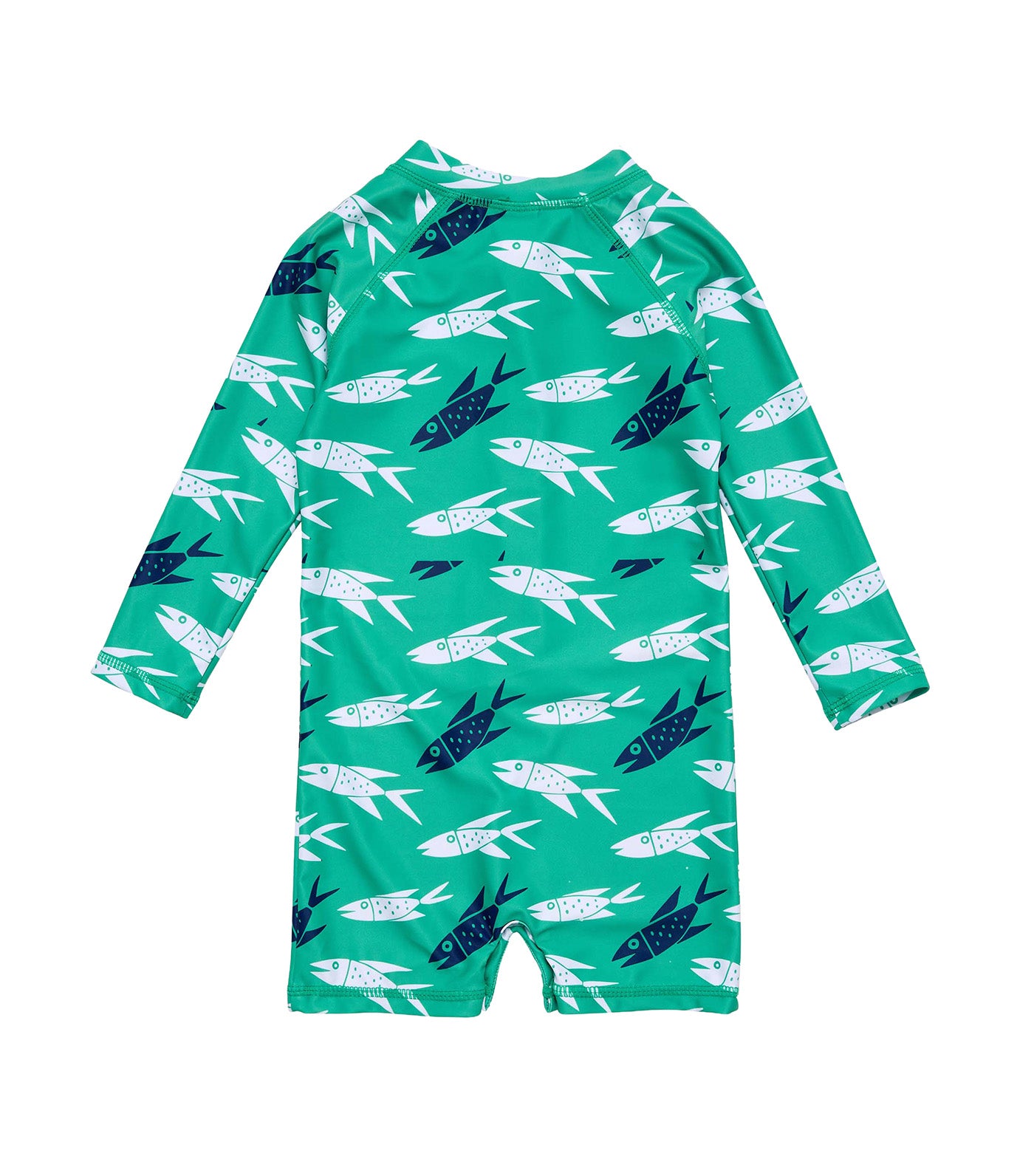 Off the Hook Long Sleeve Sunsuit Green
