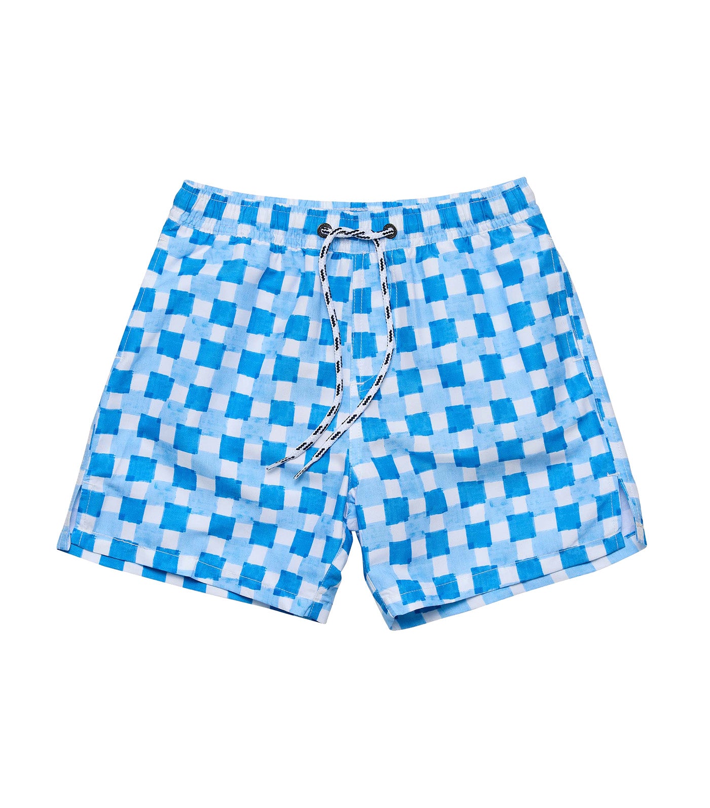 Ocean Grid Swim Shorts Blue