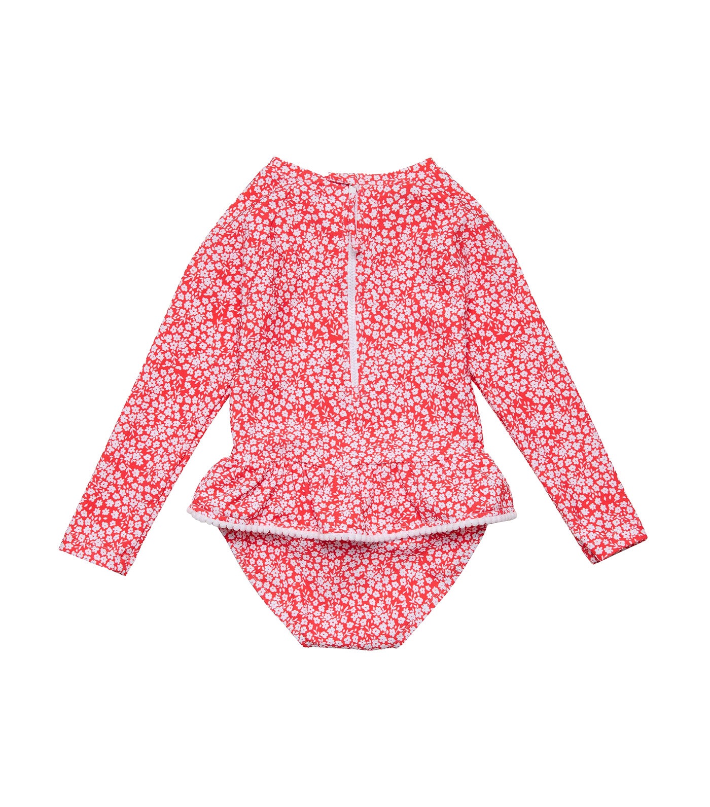 Ditsy Bloom Skirt Surf Suit Multicolor