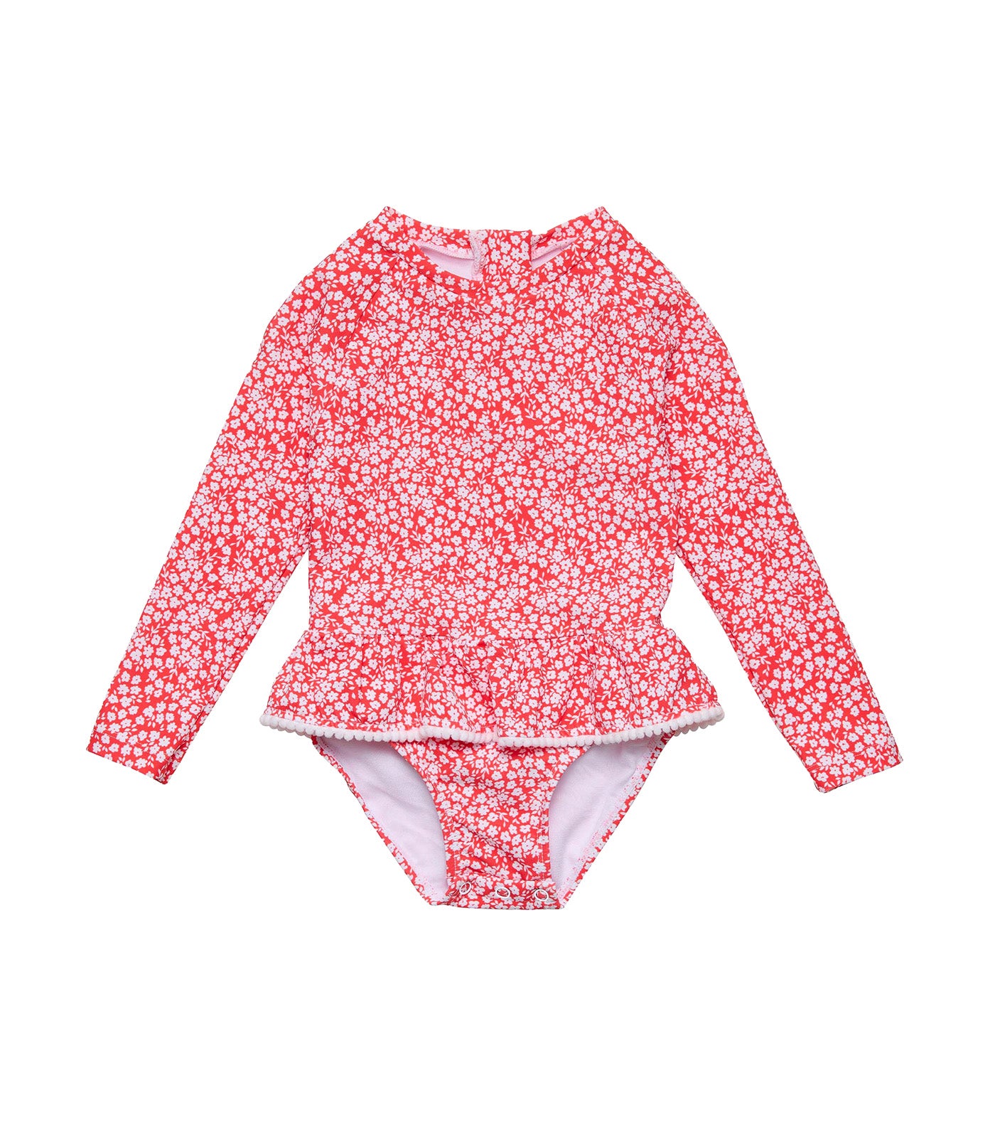 Ditsy Bloom Skirt Surf Suit Multicolor