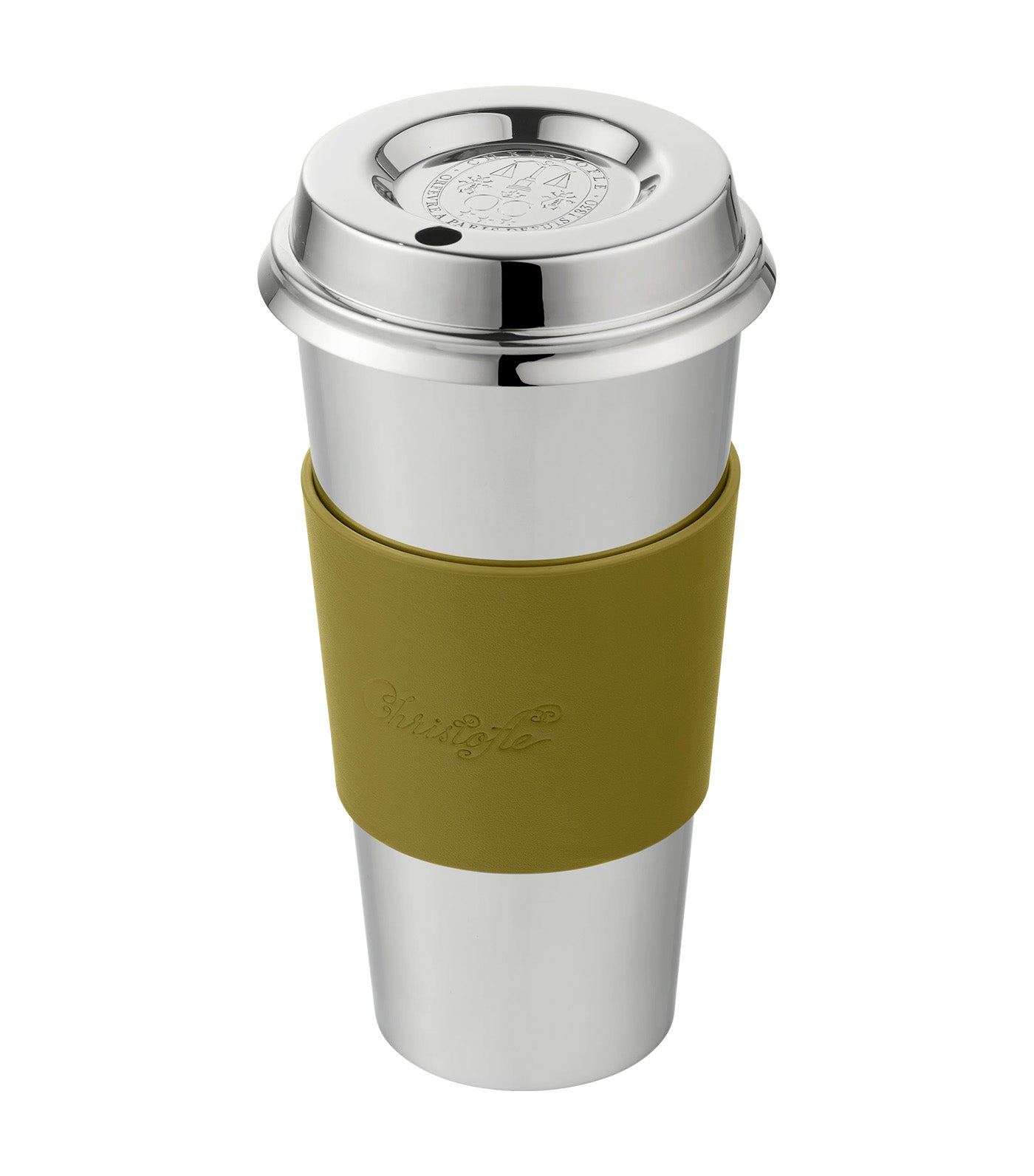 Objets Miroir Stainless Steel Insulated Cup Imperial Green/Silver