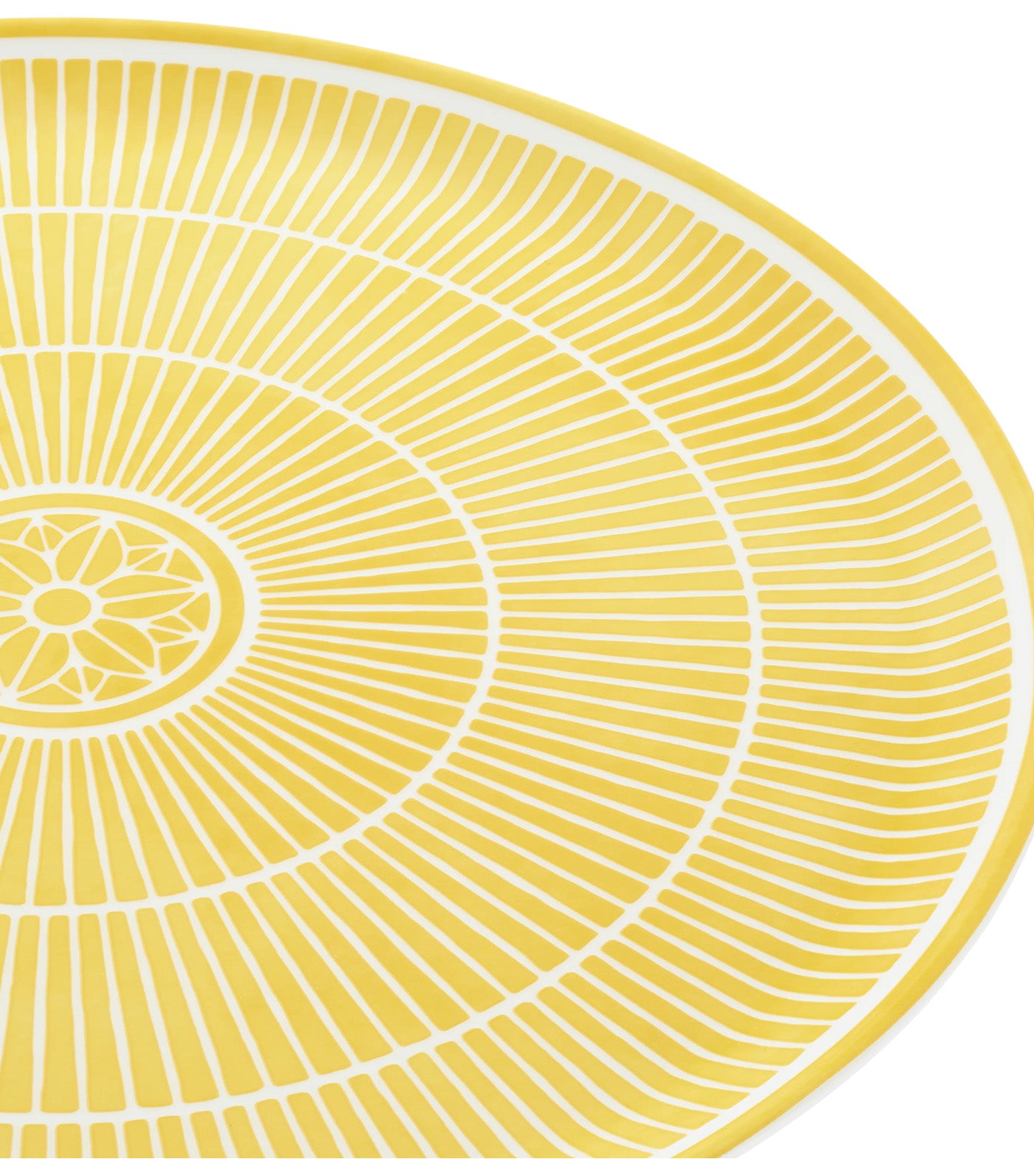 Malmaison Riviera Porcelain Pie Dish Yellow