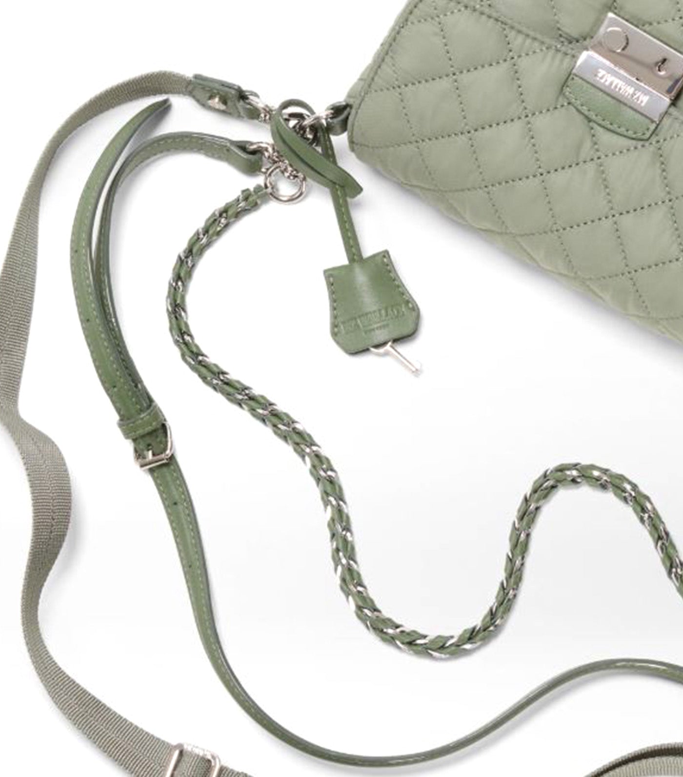 Small Crosby Lock Crossbody Agave Green