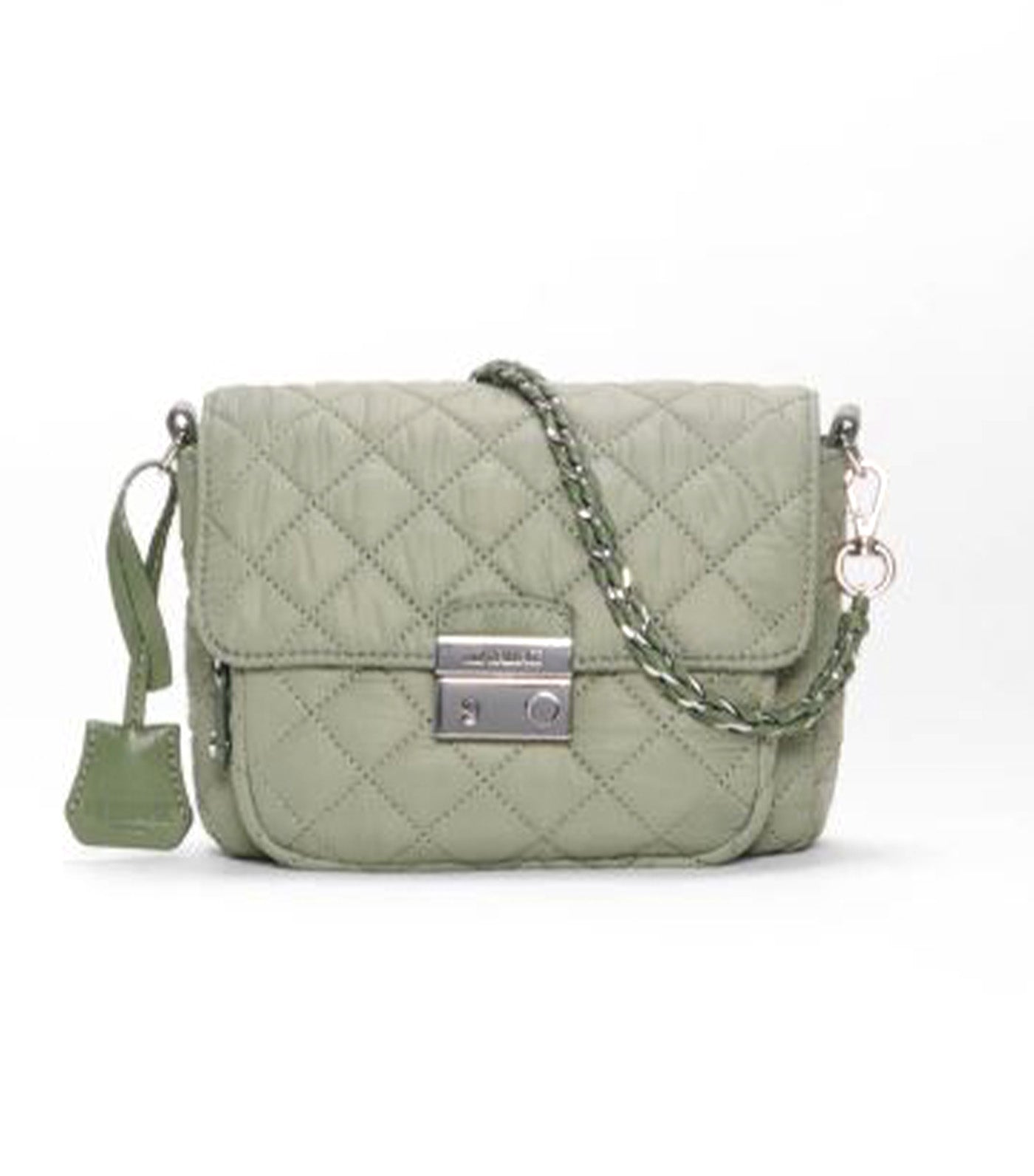 Small Crosby Lock Crossbody Agave Green