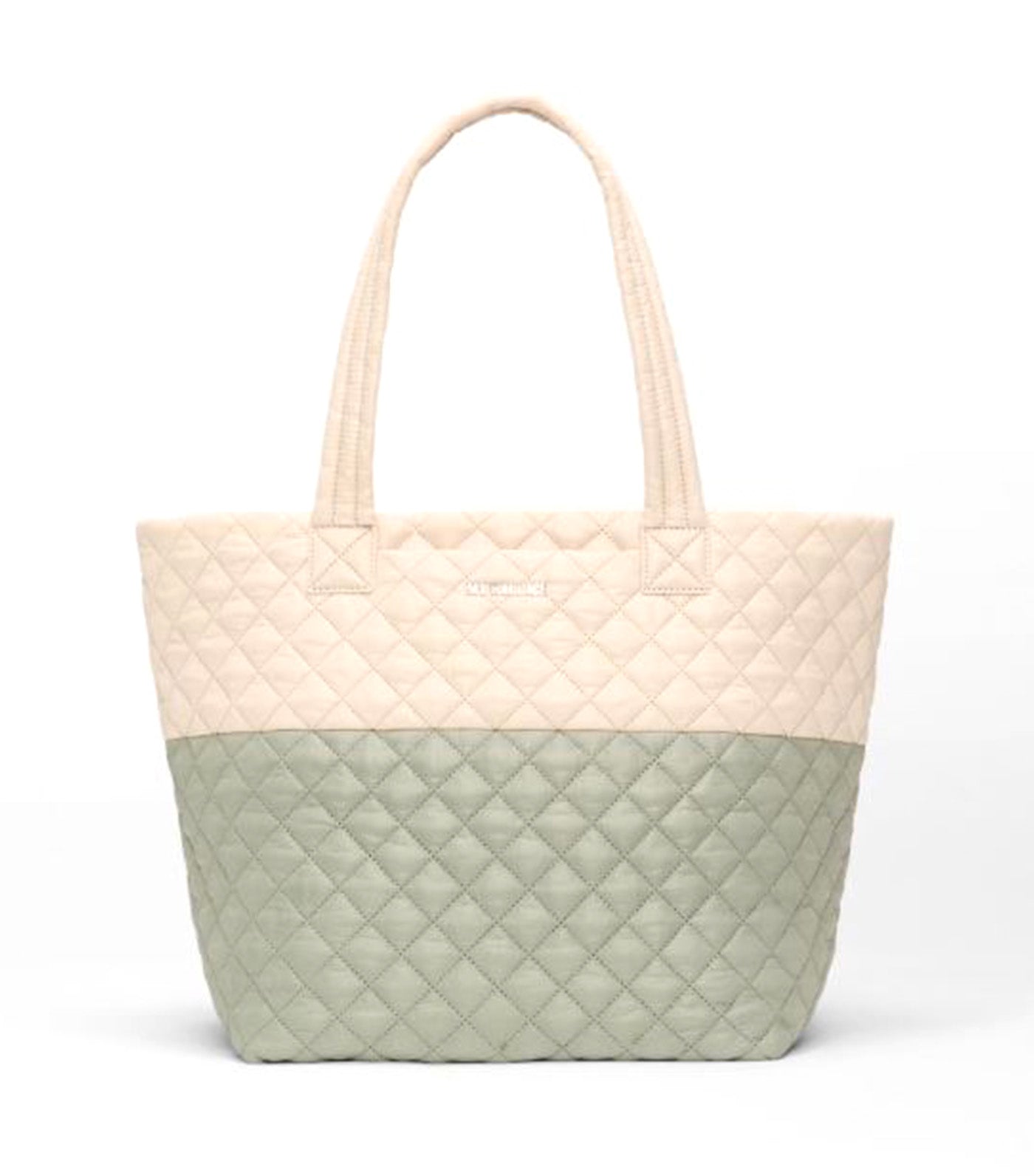 Medium Metro Tote Deluxe II Agave Green/Buff