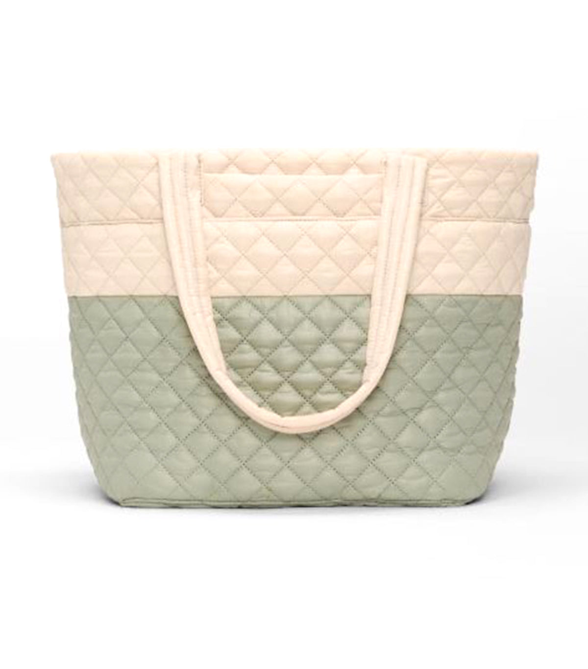 Medium Metro Tote Deluxe II Agave Green/Buff