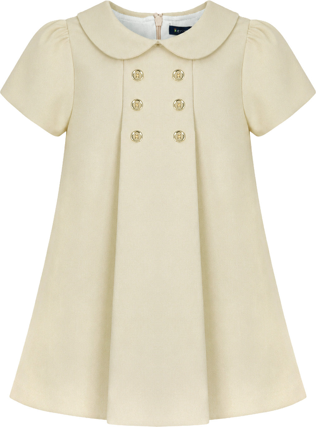 Amari Girls Shift Dress Tan