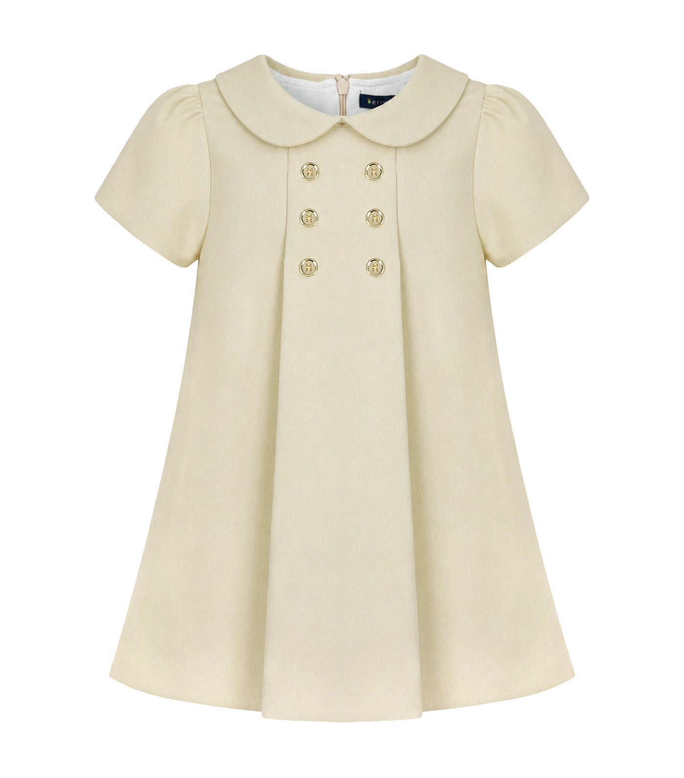 Amari Girls Shift Dress Tan