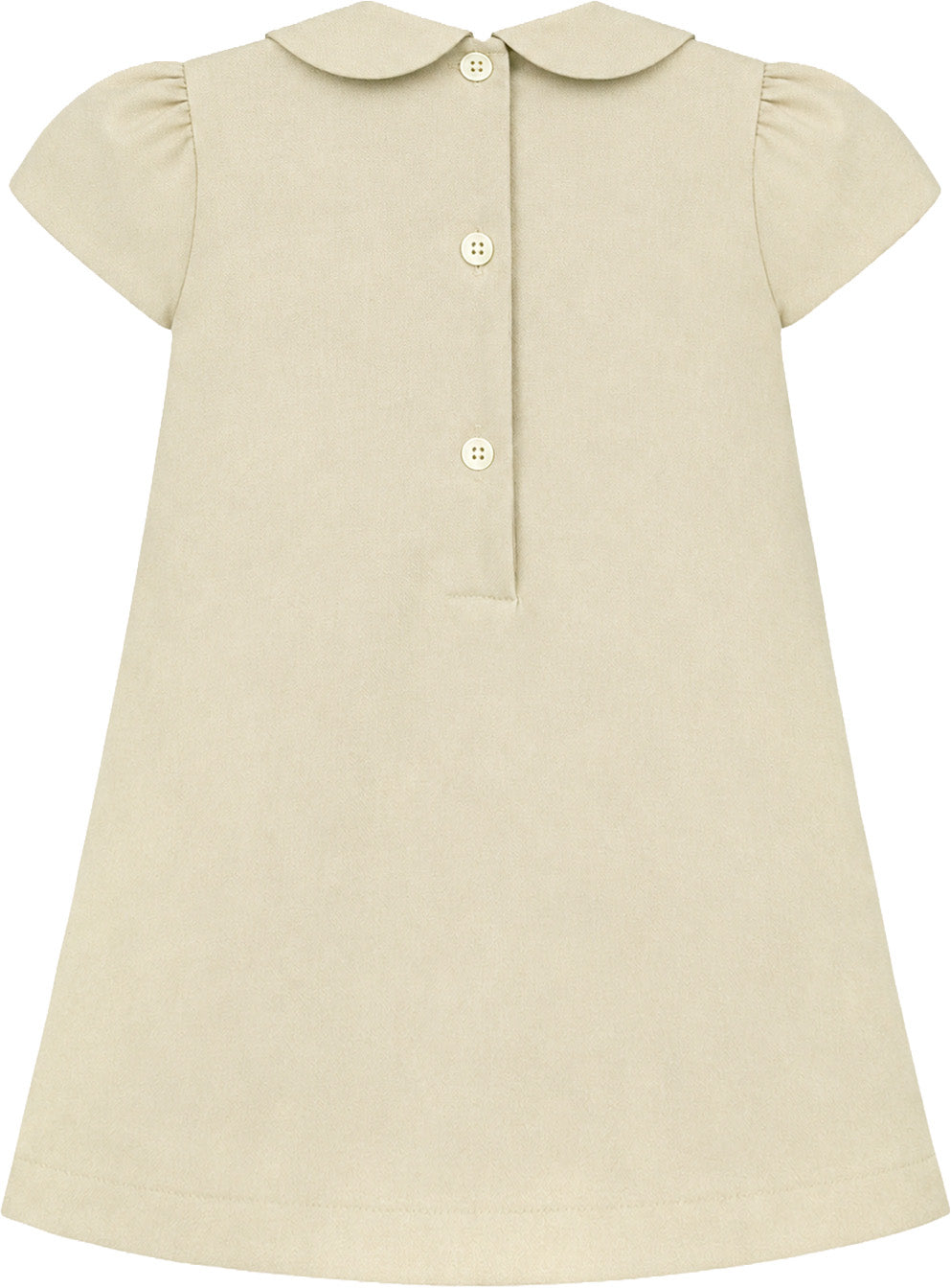 Amari Baby Girls Shift Dress Tan