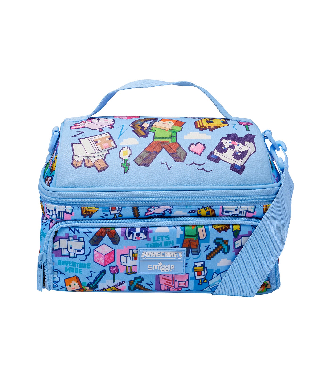 Minecraft Large Dual Strap Lunchbox