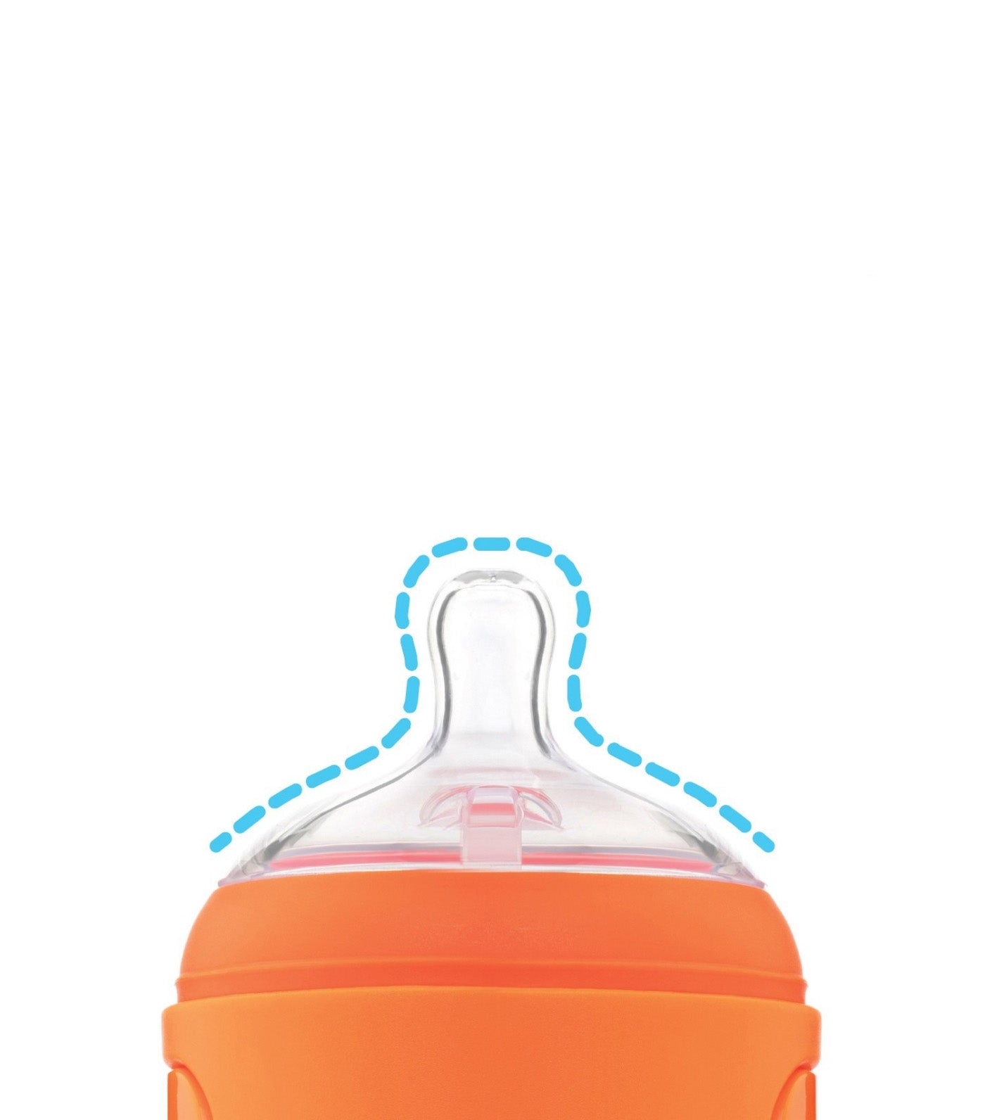 Anti-Colic Formula Making Bottle, 1-pack, 9 oz, Orange