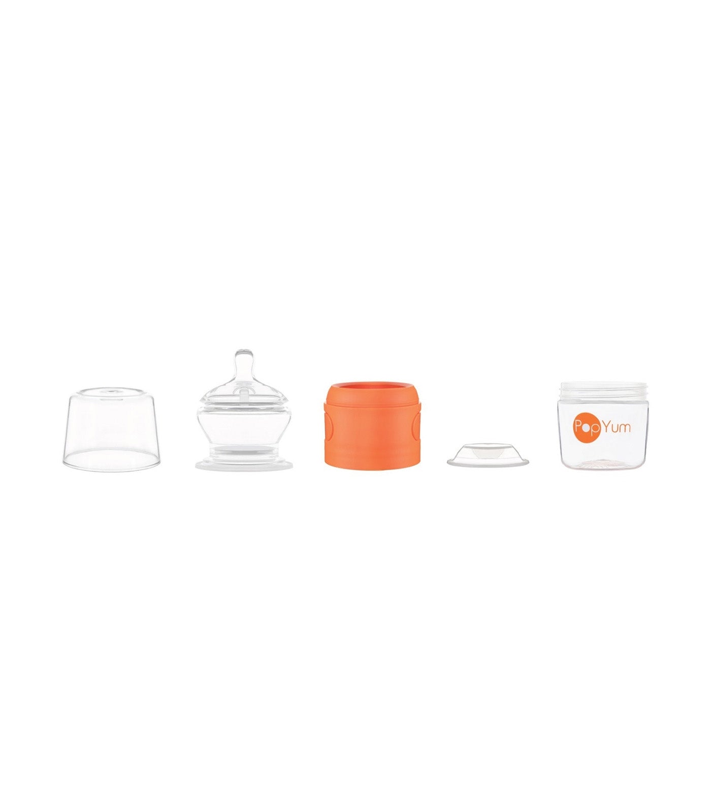 Anti-Colic Formula Making Bottle, 2-pack, 5 oz, Orange
