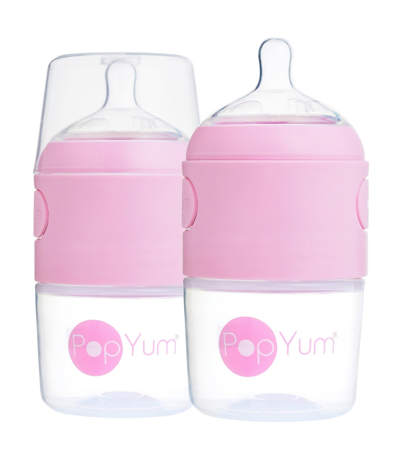 Anti-Colic Formula Making Bottle, 2-pack, 5 oz, Pink