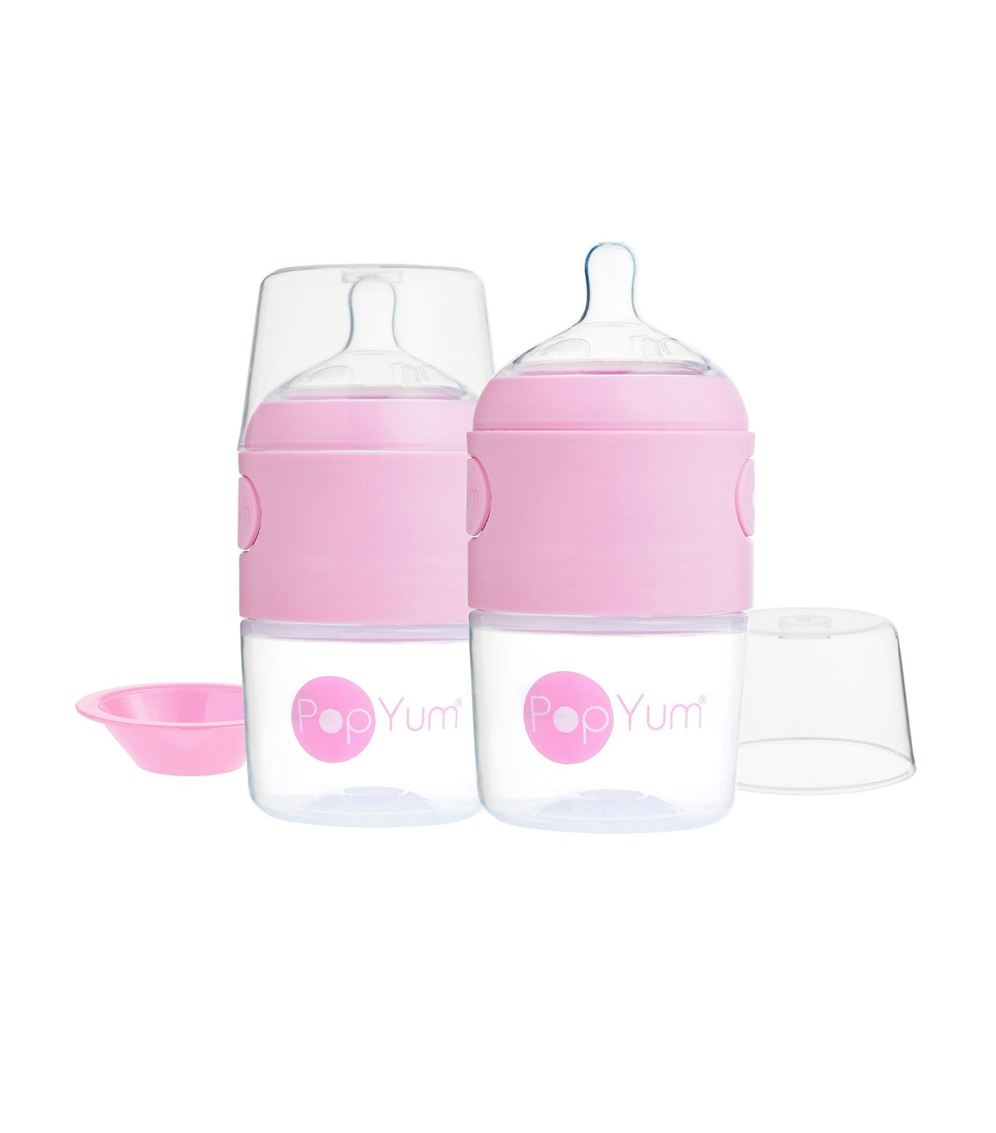 Anti-Colic Formula Making Bottle, 2-pack, 5 oz, Pink