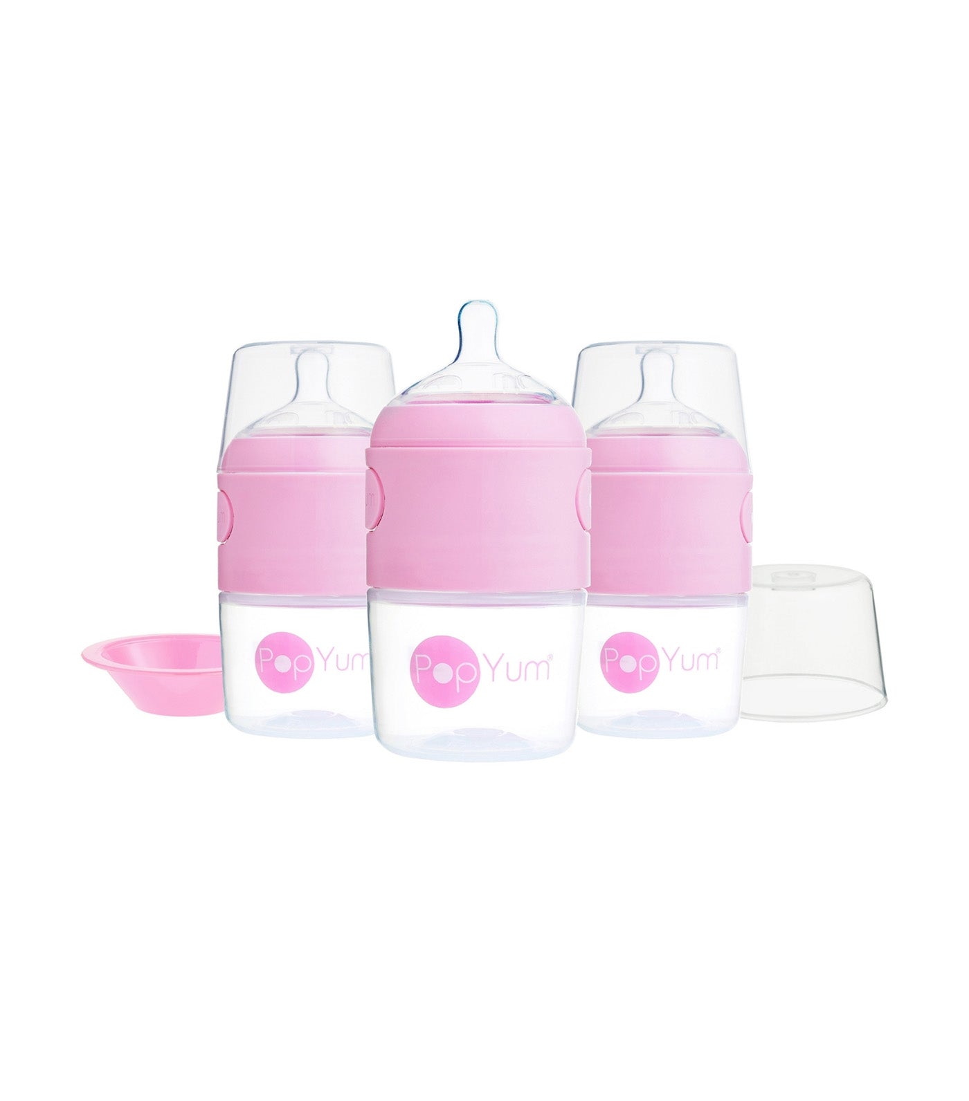 Anti-Colic Formula Making Bottle, 3-pack, 5 oz, Pink