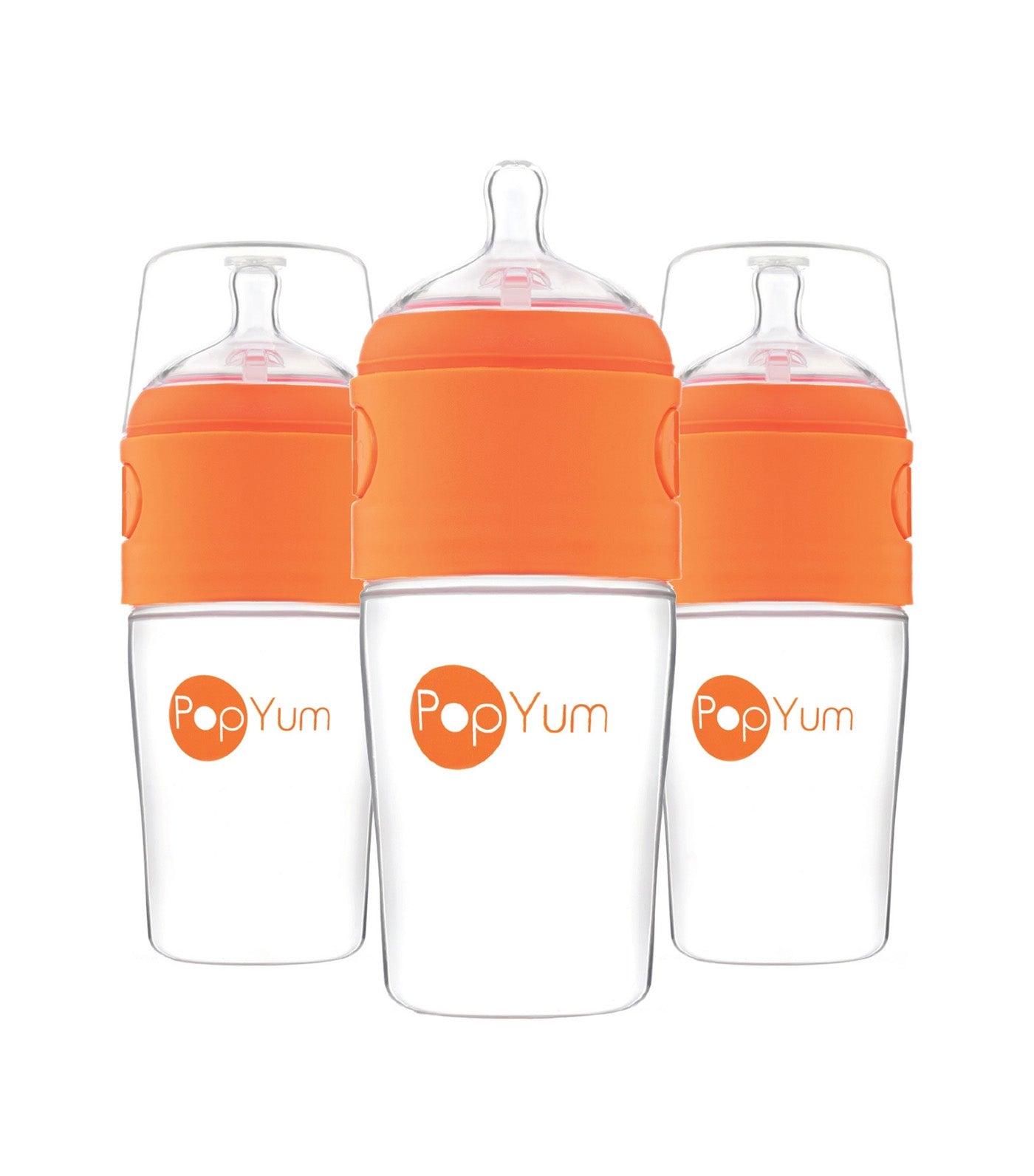 Anti-Colic Formula Making Bottle, 3-pack, 9 oz, Orange