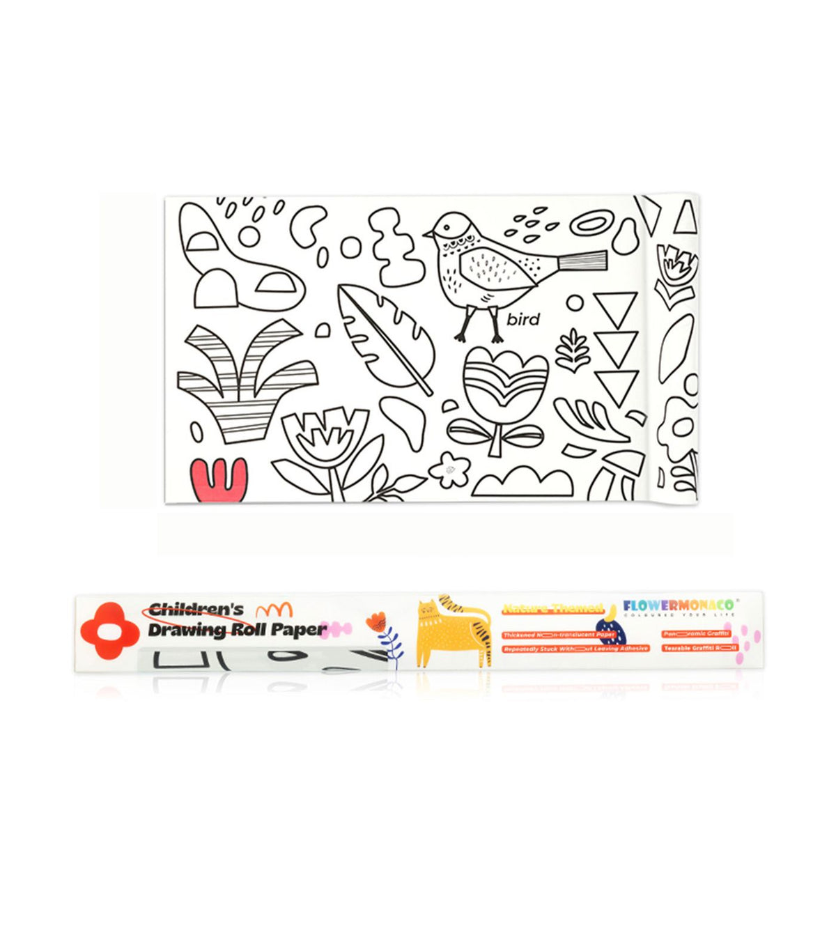 Children's Drawing Rolling Paper - Nature