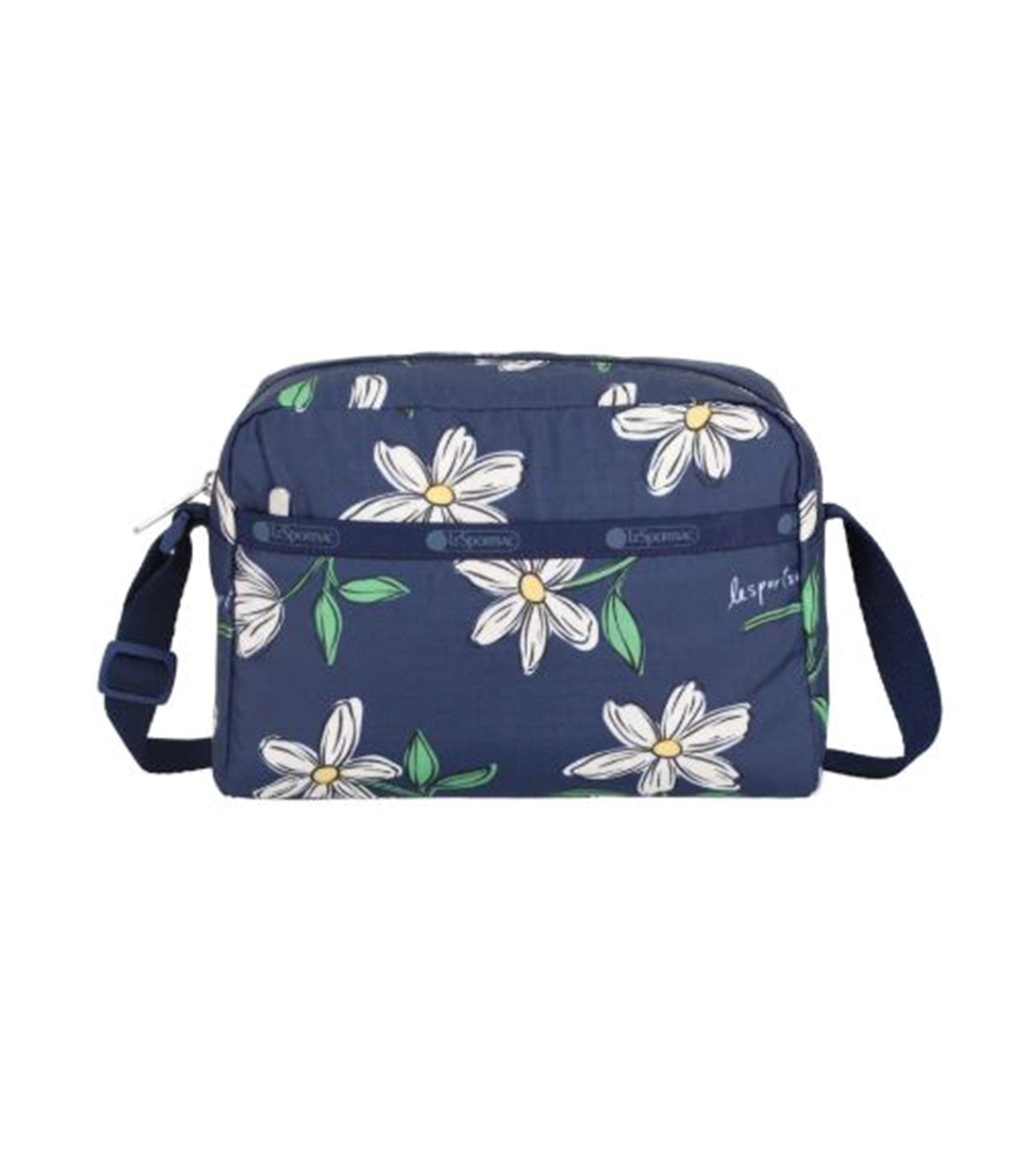 Daniella Crossbody Floral Blooms Navy