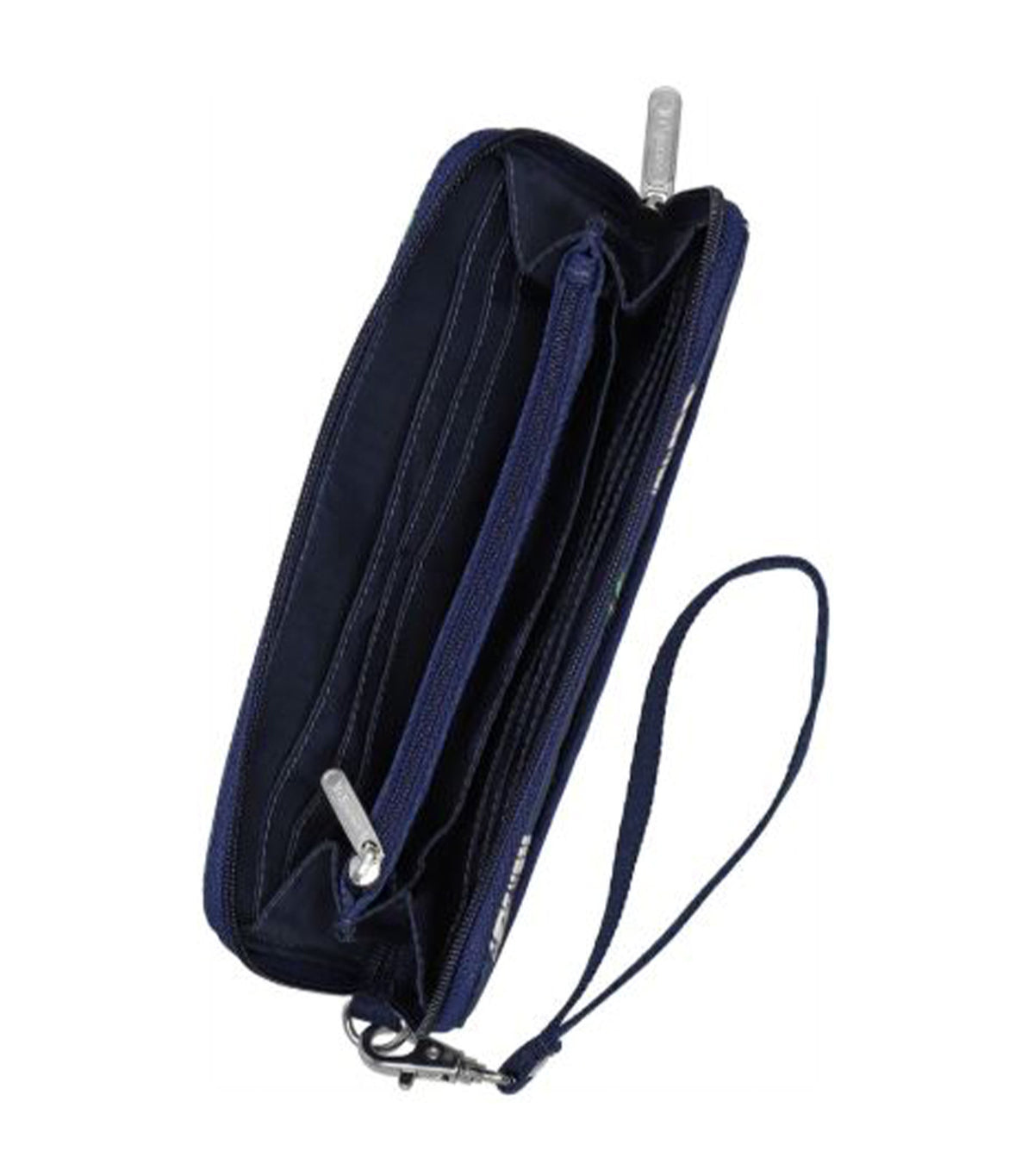 Tech Wallet Wristlet Floral Blooms Navy