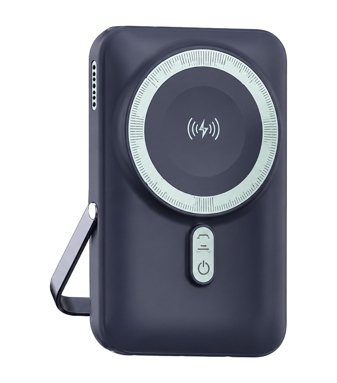 10,000mAh Power Bank with Cooling Fan & Holder Black/Green