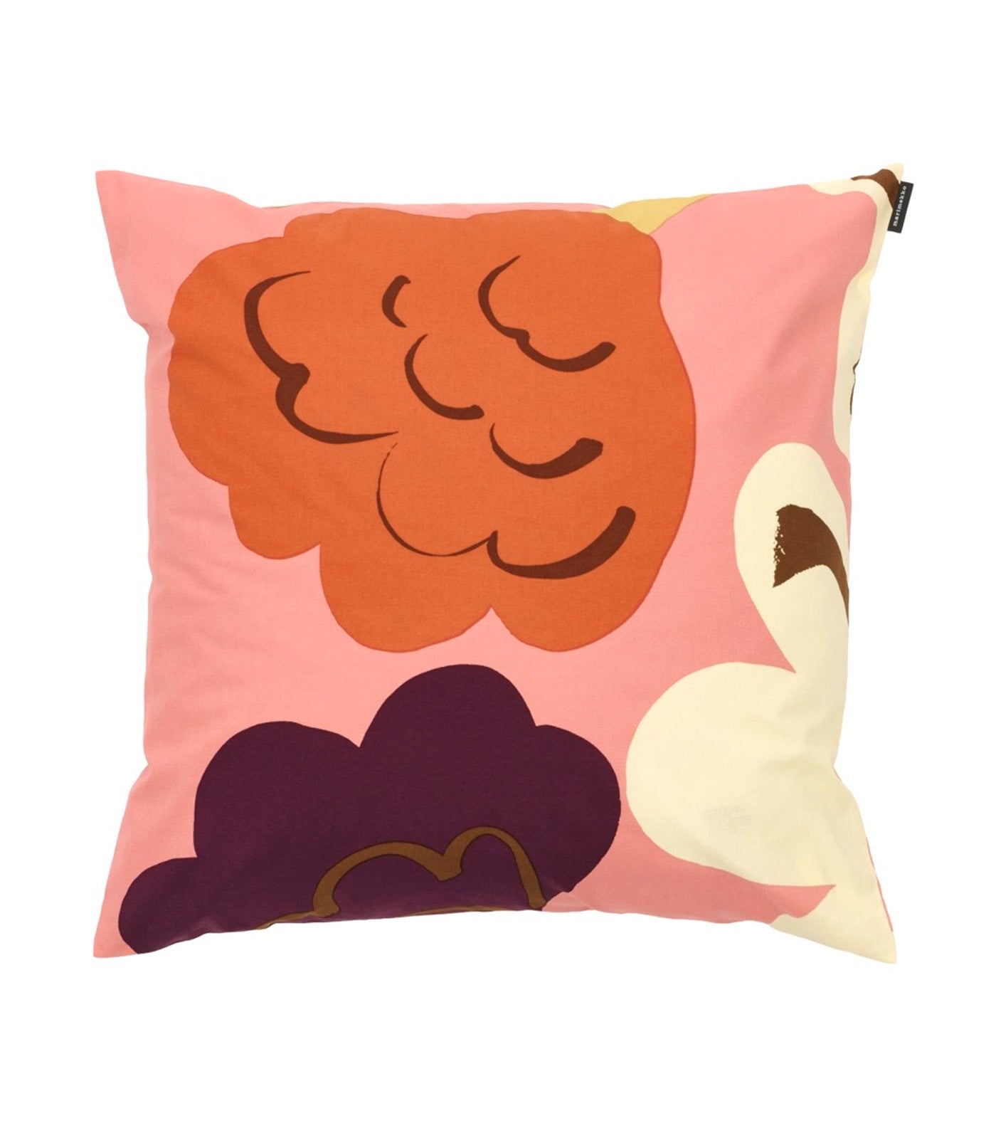 Kukasta Kukkaan Cushion Cover 50cm x 50cm Pink, Off White, Plum, Terracotta