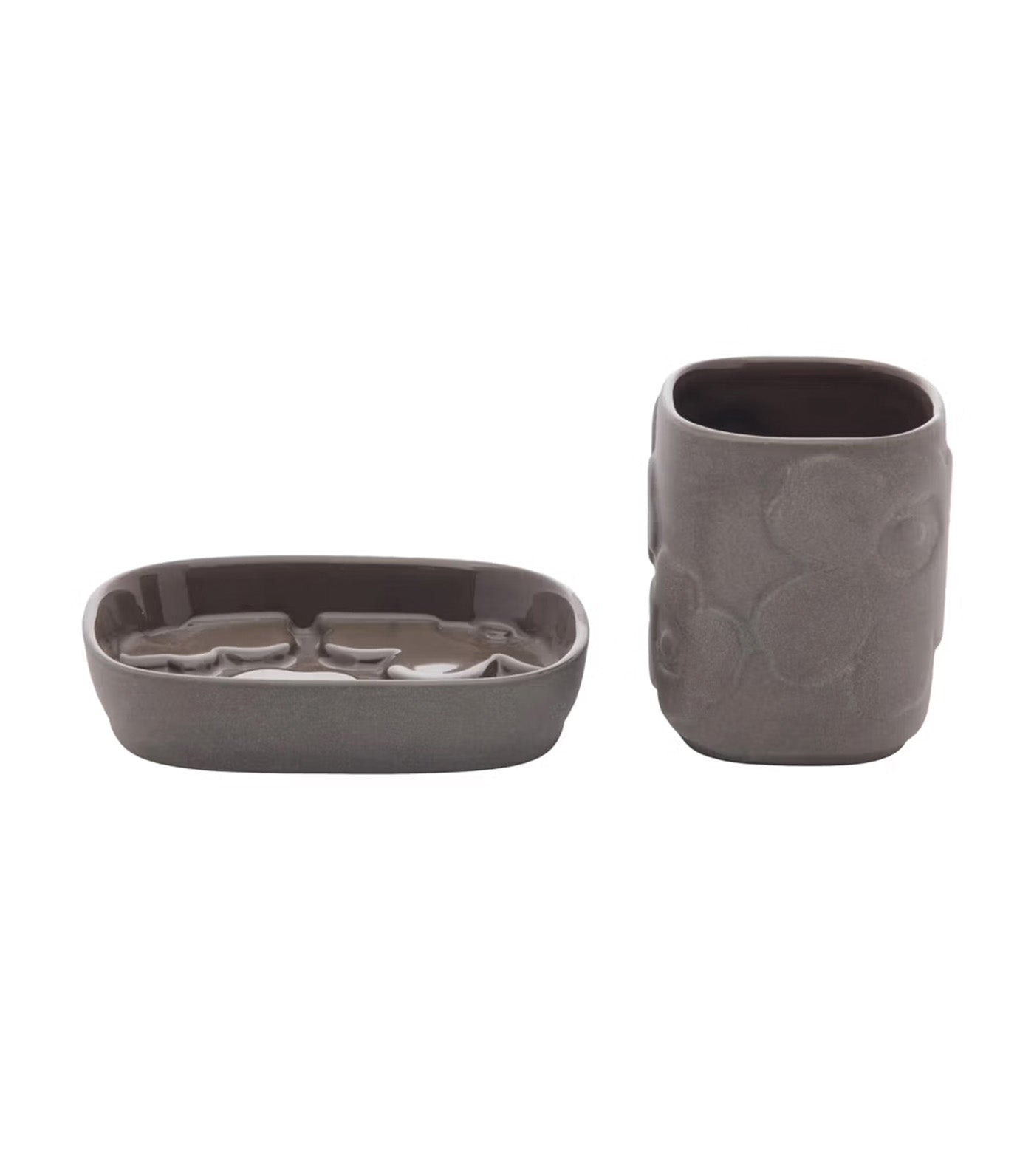Unikko Bathroom Set Volcanic Stone