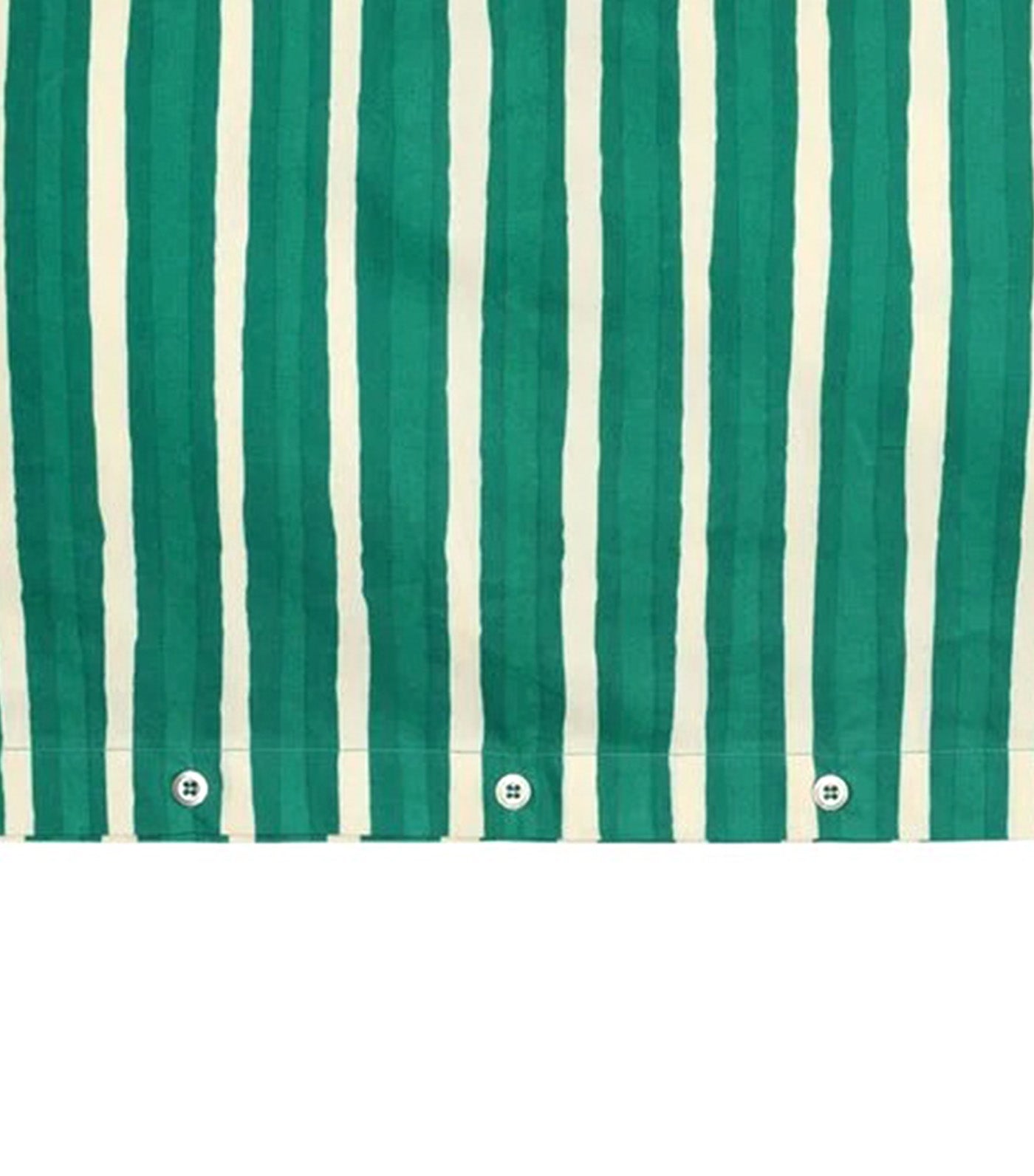 Iso Piccolo Duvet Cover Off White/Emerald