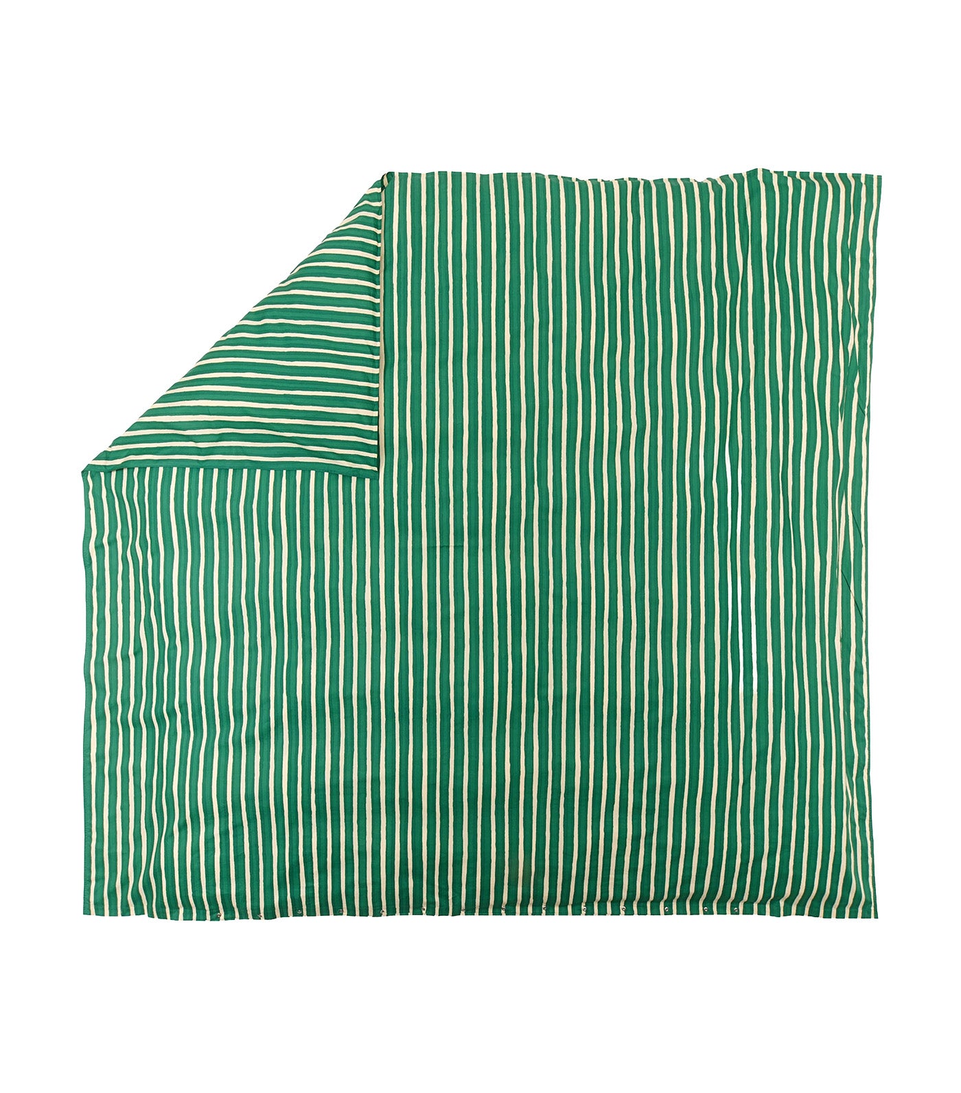 Iso Piccolo Duvet Cover Off White/Emerald