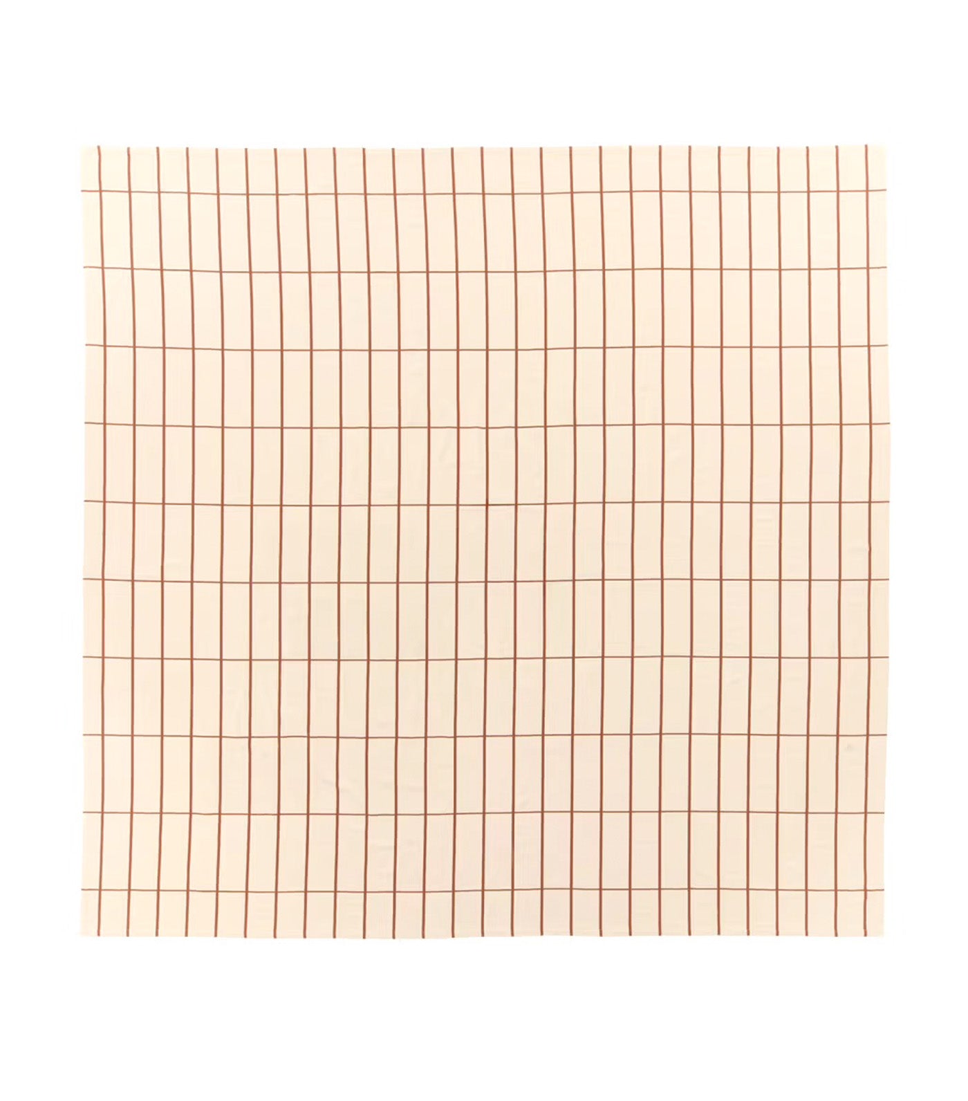 Tiiliskivi Bedspread 260cm x 260cm Off White, Chestnut