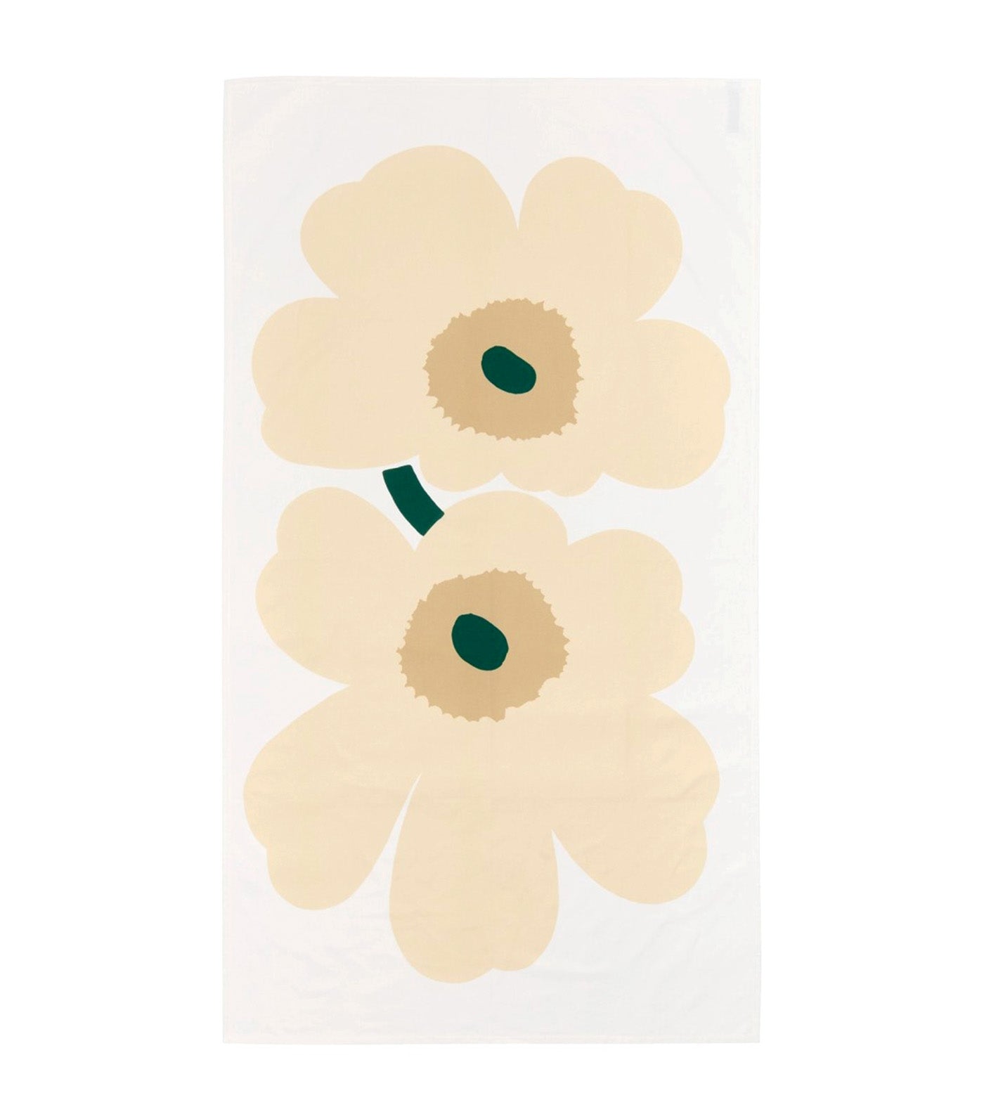 Anniversary Unikko Tablecloth White/Hay/Sand/Emerald