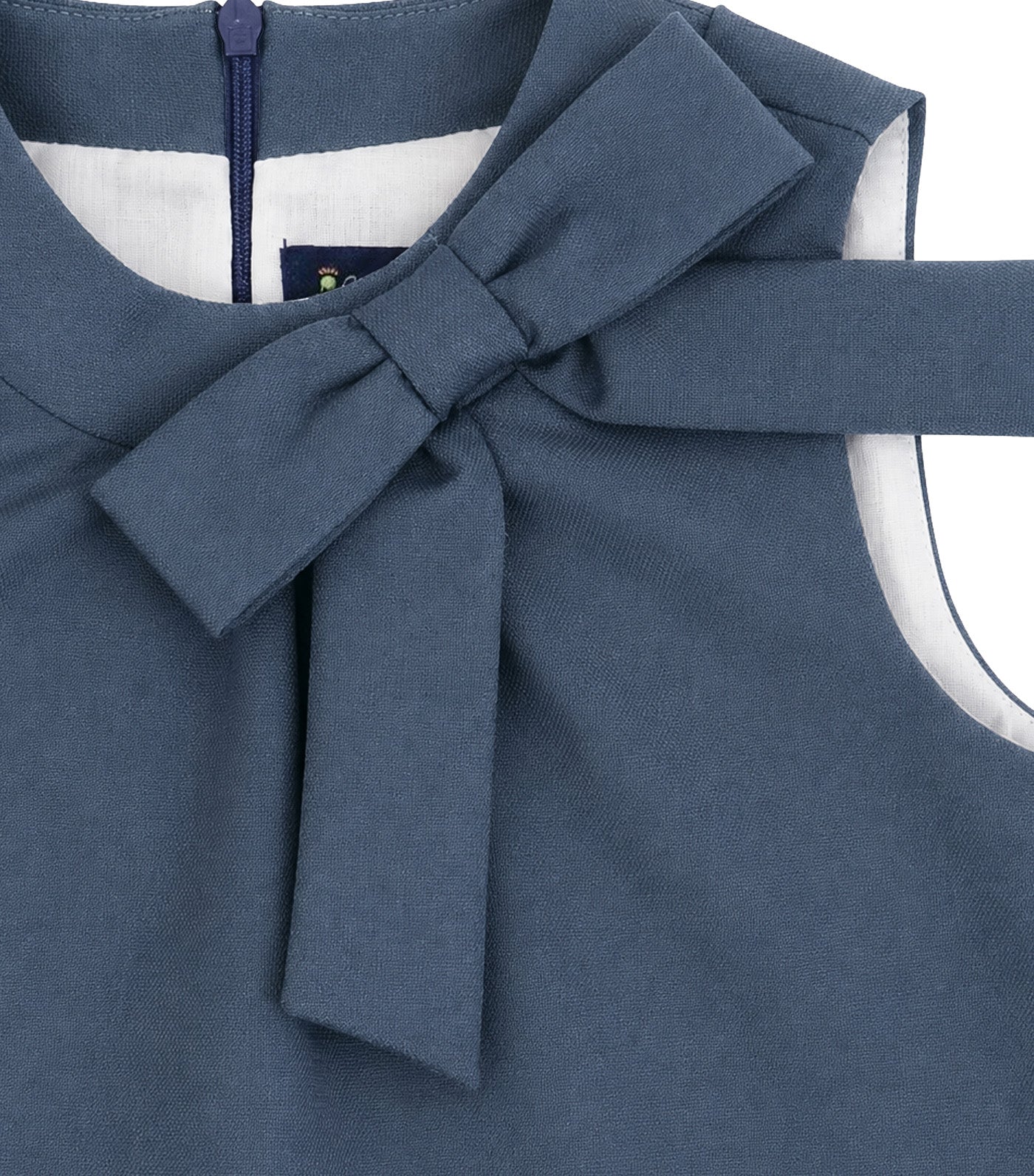 Patte Girls Shift Dress Blue