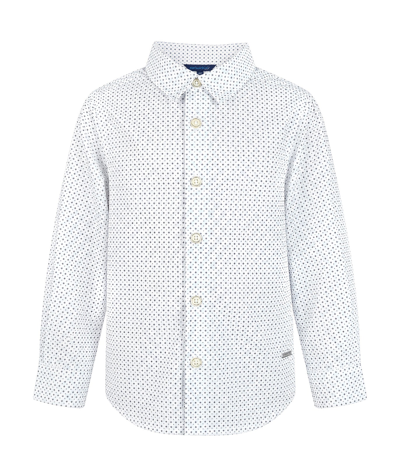 Stan Boys Button-Down Long Sleeves Blue
