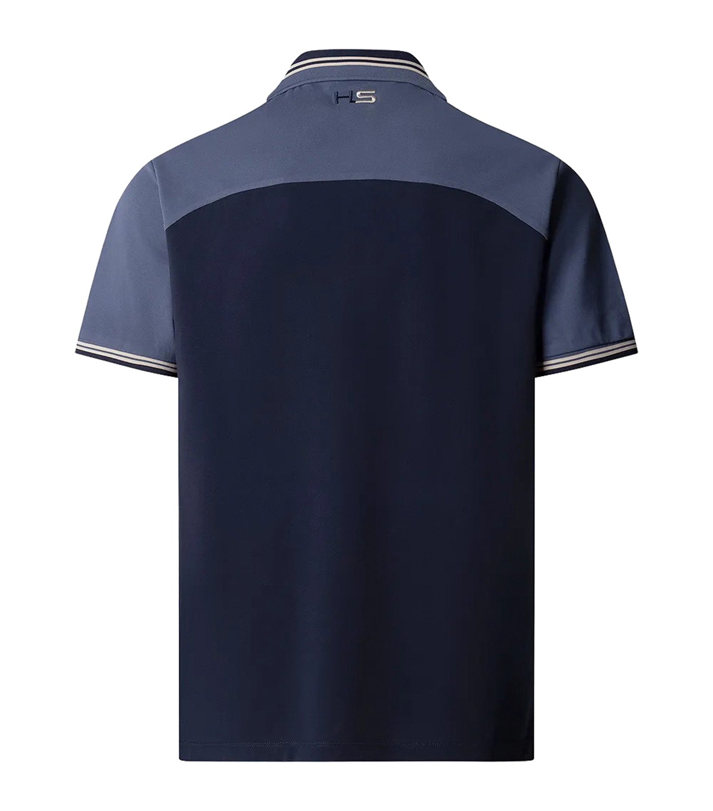 Polo Color Block Short Sleeve Classic Fit Navy