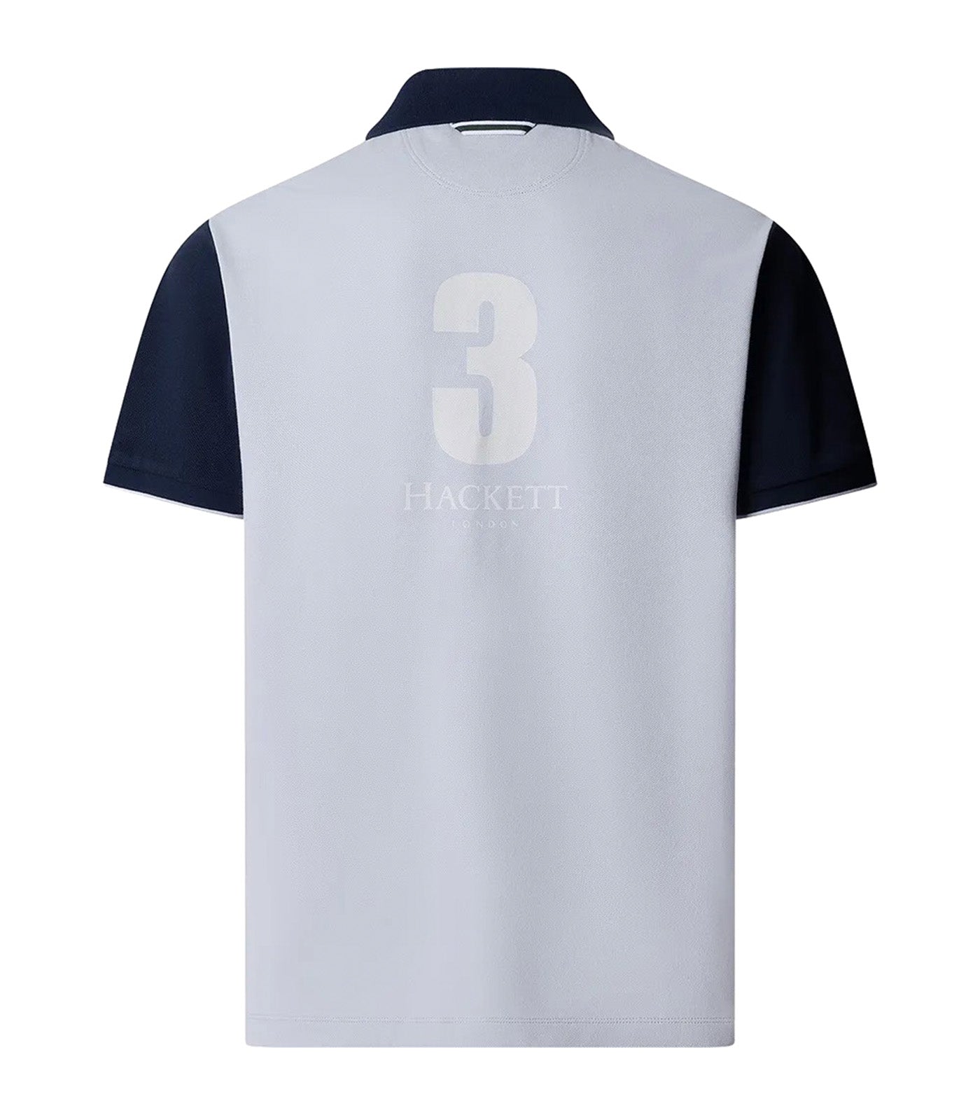 Classic Fit Short Sleeve Multi Number Polo Off White