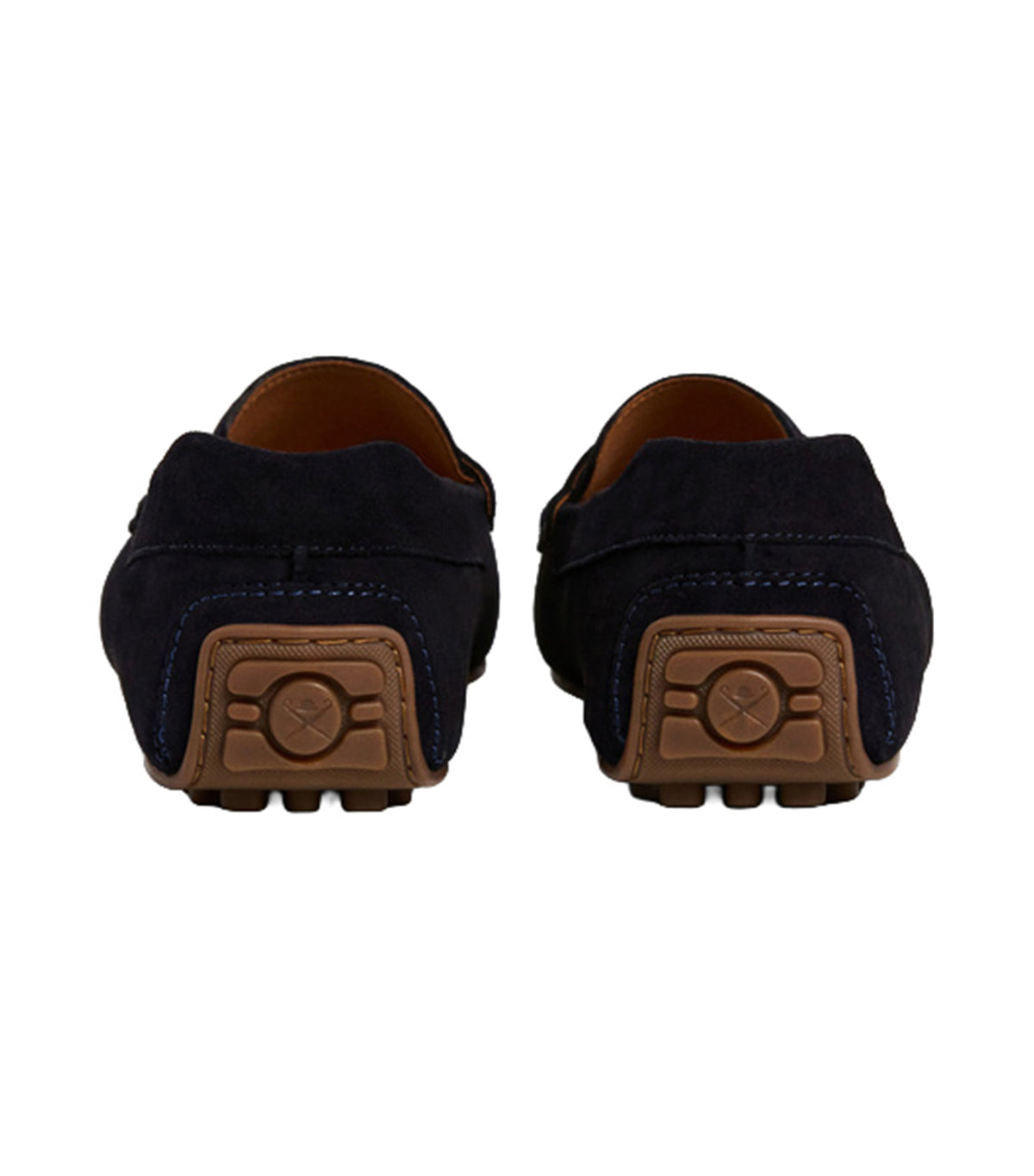 Suede Driver Saddle Shoe Navy