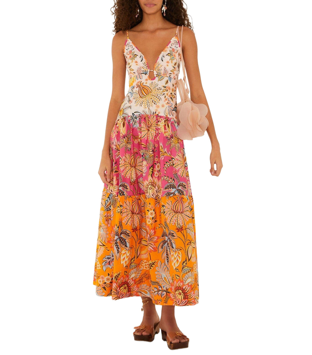 Ligia Maxi Dress Sleeveless Floral Mix Multi