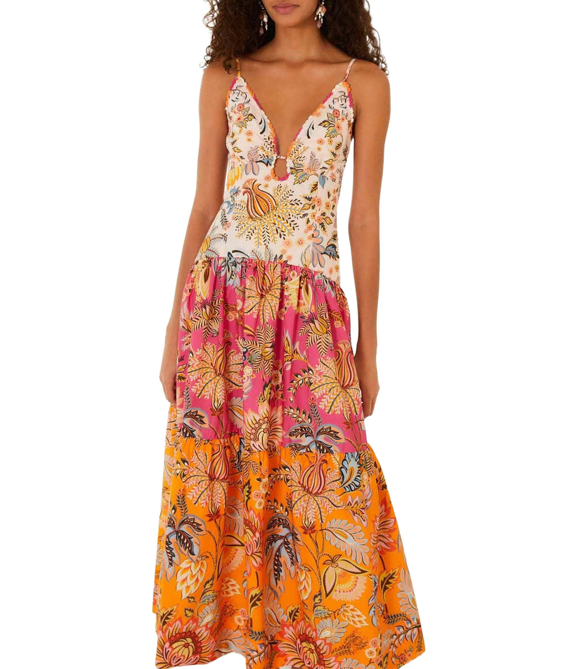 Ligia Maxi Dress Sleeveless Floral Mix Multi