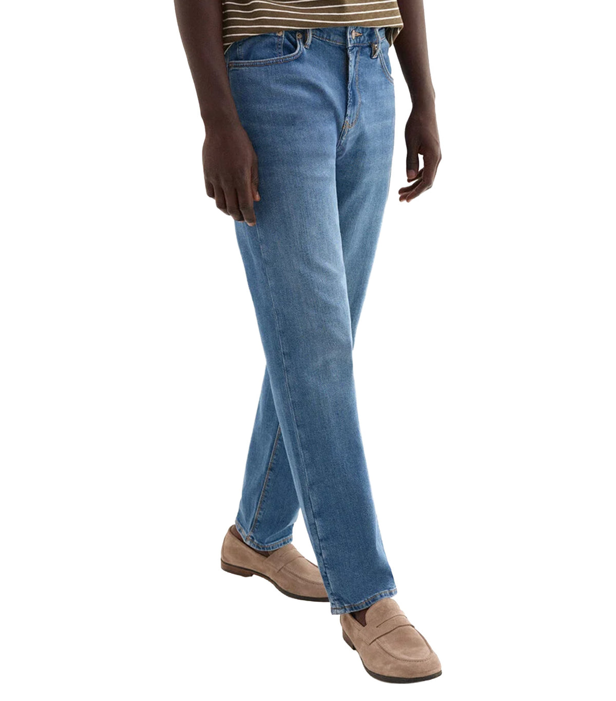 Lightweight Regular Fit Jeans Medium Blue