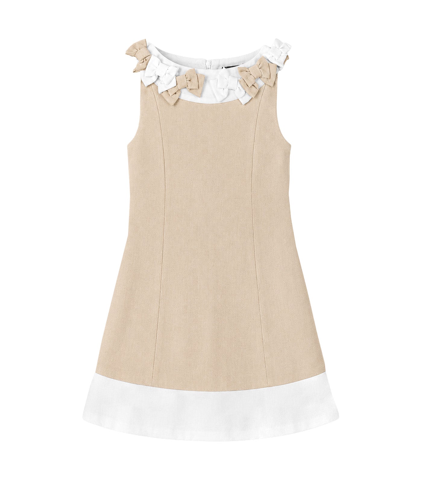 Arin Girls Dress Beige