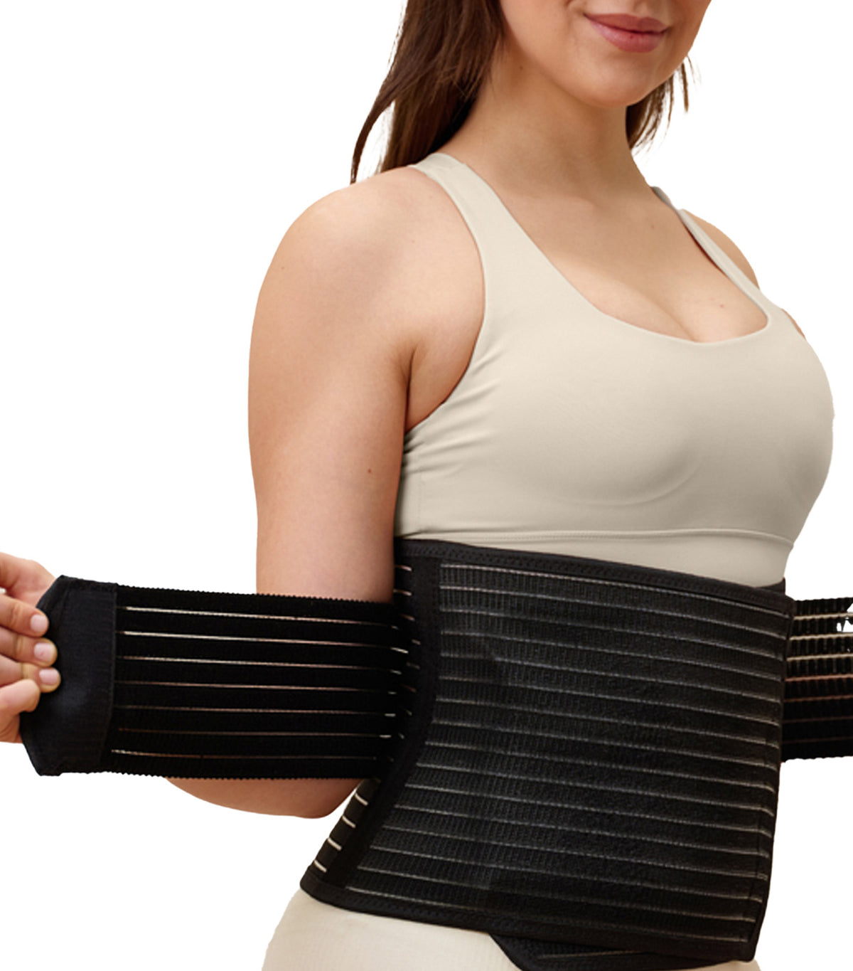 Bamboo Postpartum Belly Band Black