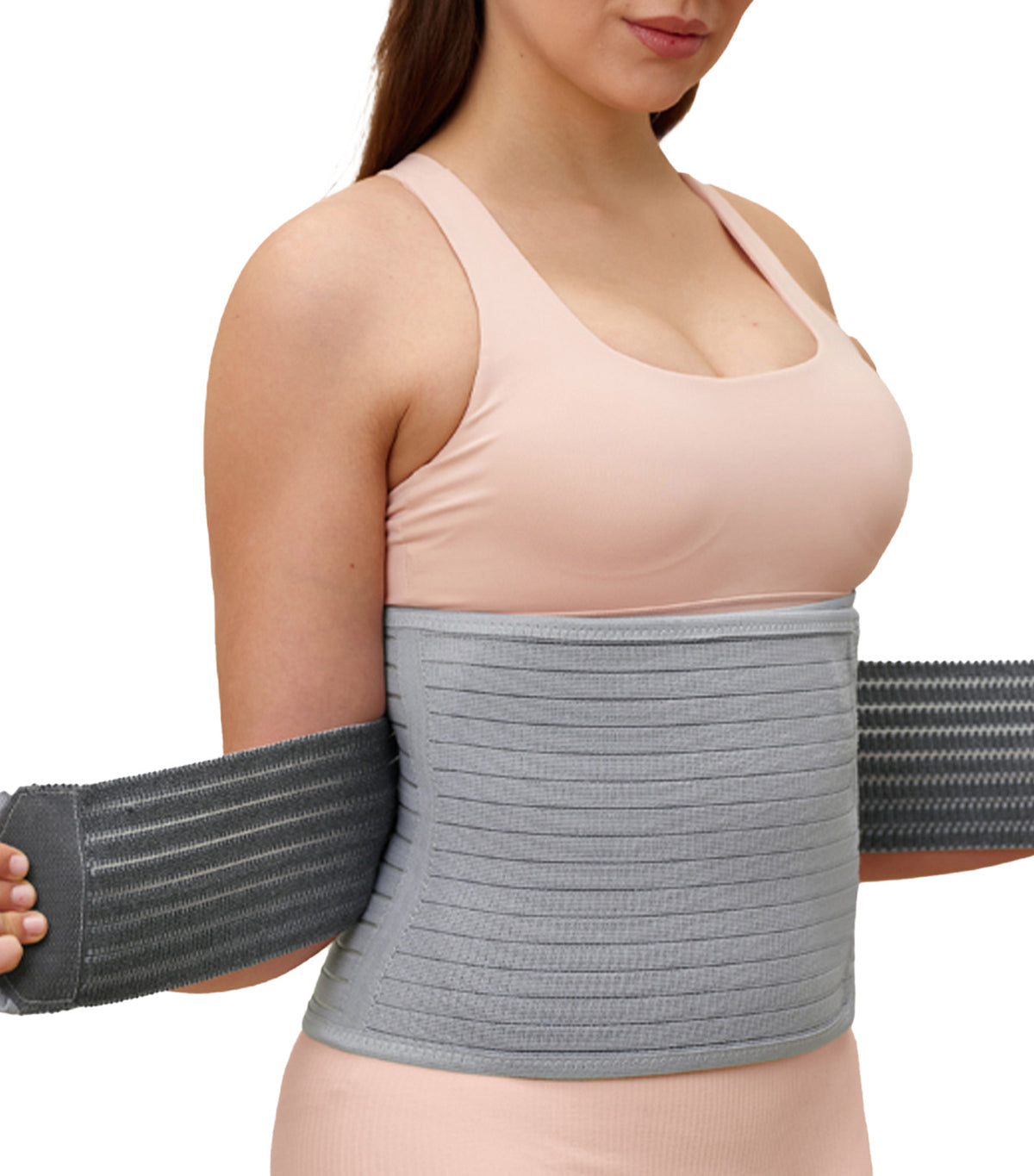 Bamboo Postpartum Belly Band Gray