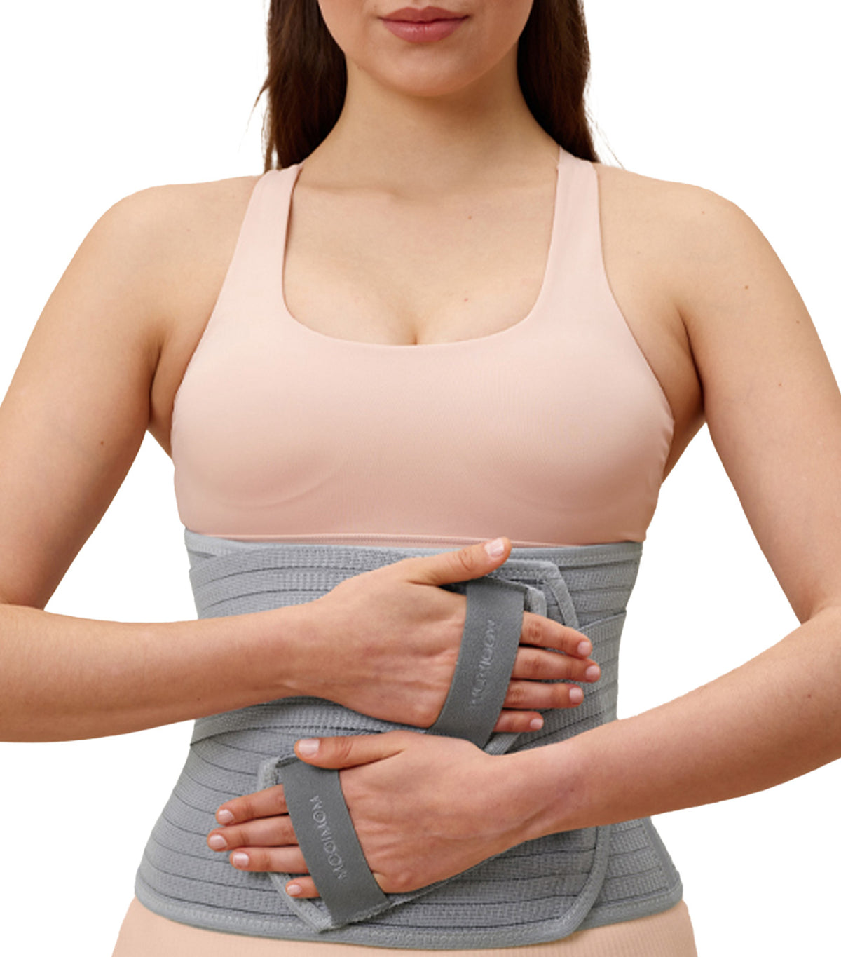 Bamboo Postpartum Belly Band Gray