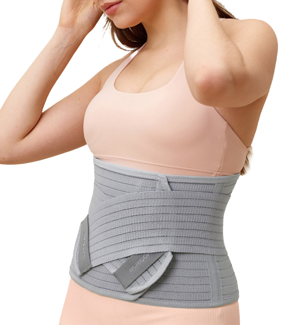 Bamboo Postpartum Belly Band Gray