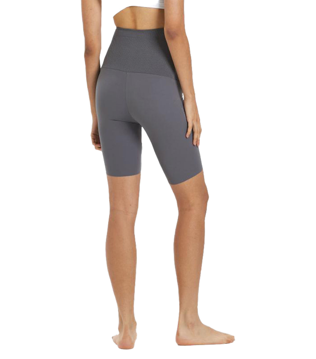 Ulti Comfort Belly Cover Maternity Short Leggings Gray